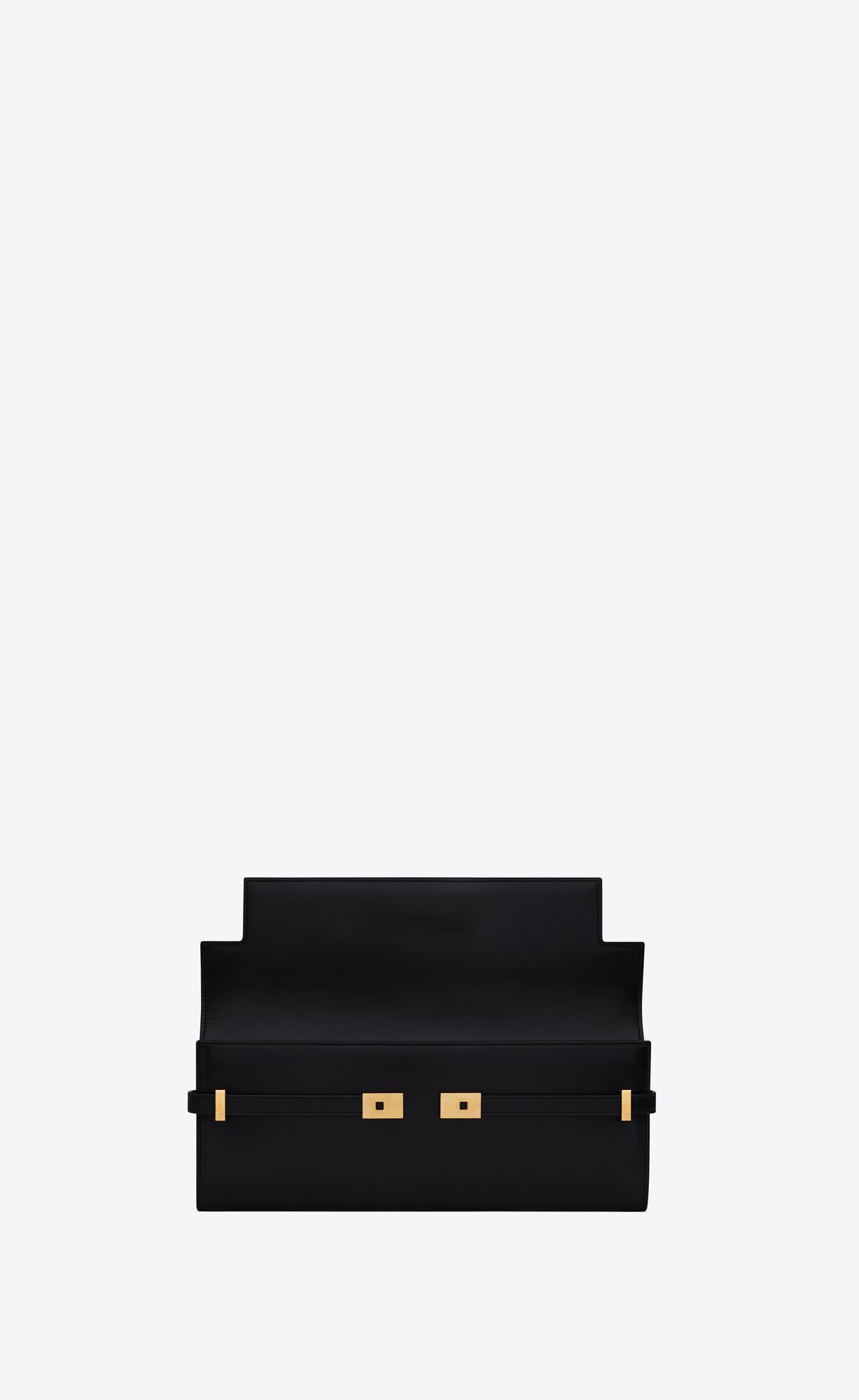 YSL Manhattan Clutch In Box Saint Laurent Kozene Noir | 05692-GTMN