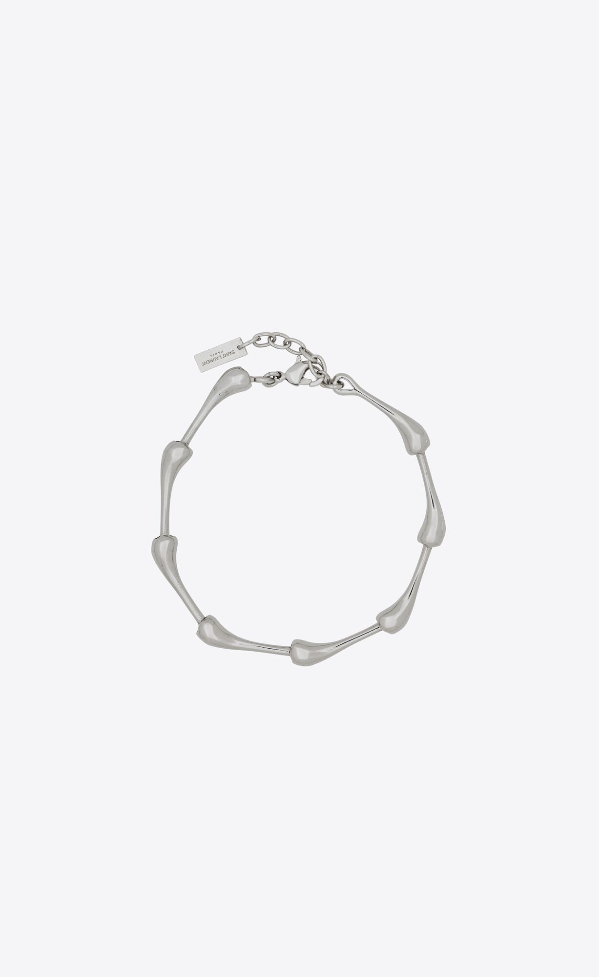 YSL Multiple Large Drop Bracelet In Metal Palladium | 49567-PQJG