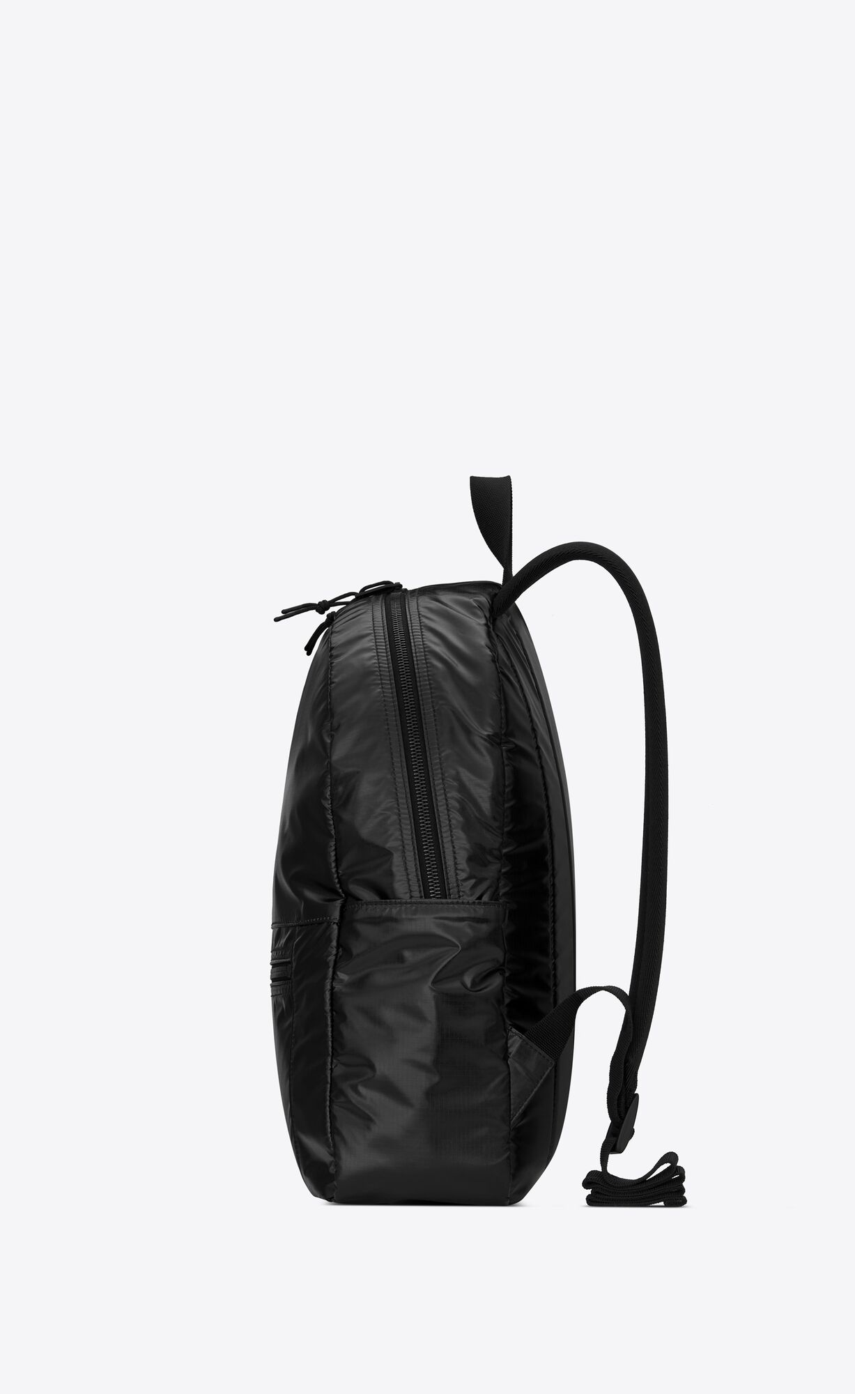 YSL Nuxx Backpack In Nylon Strieborne Čierne | 24738-IFBD