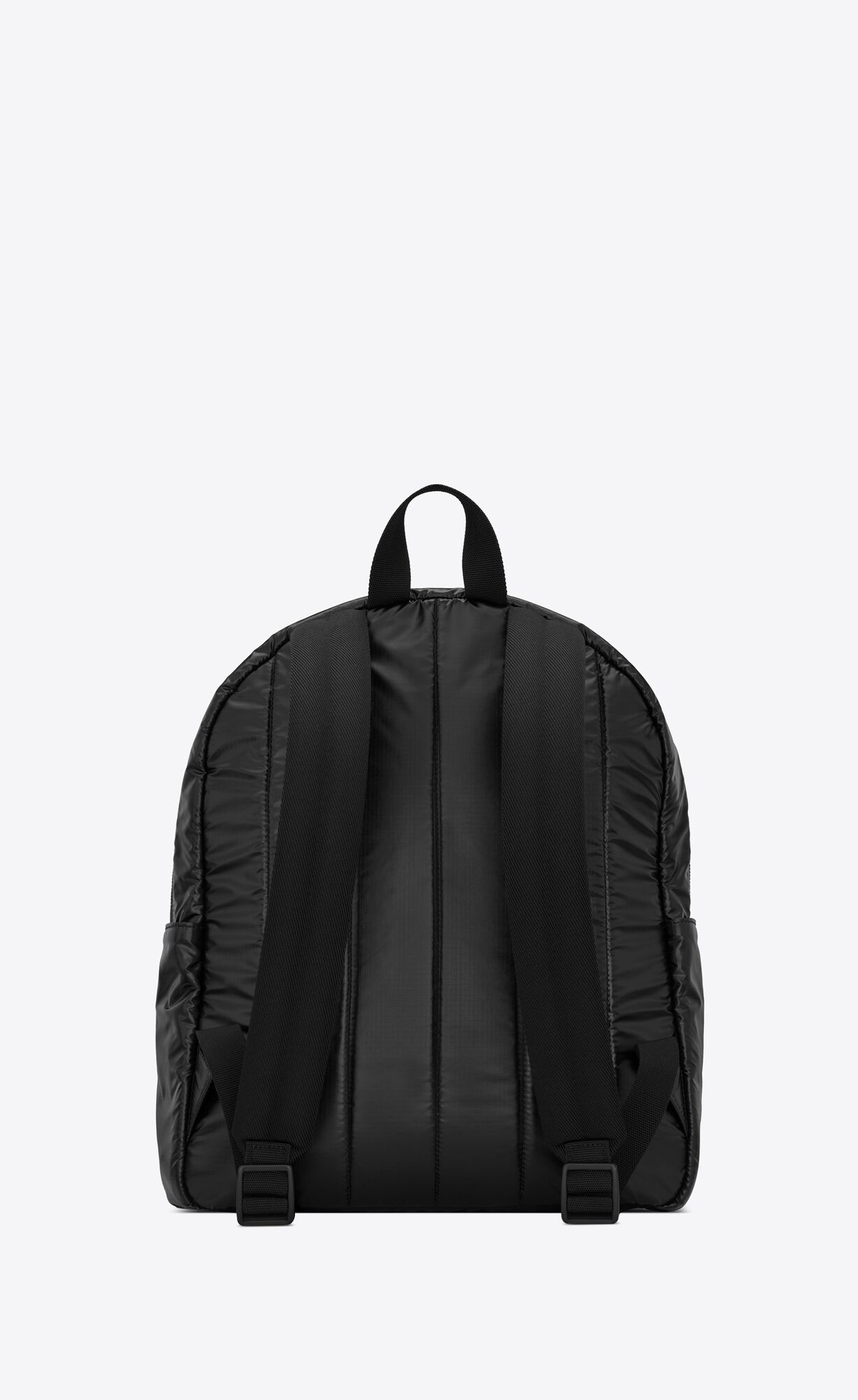 YSL Nuxx Backpack In Nylon Strieborne Čierne | 24738-IFBD