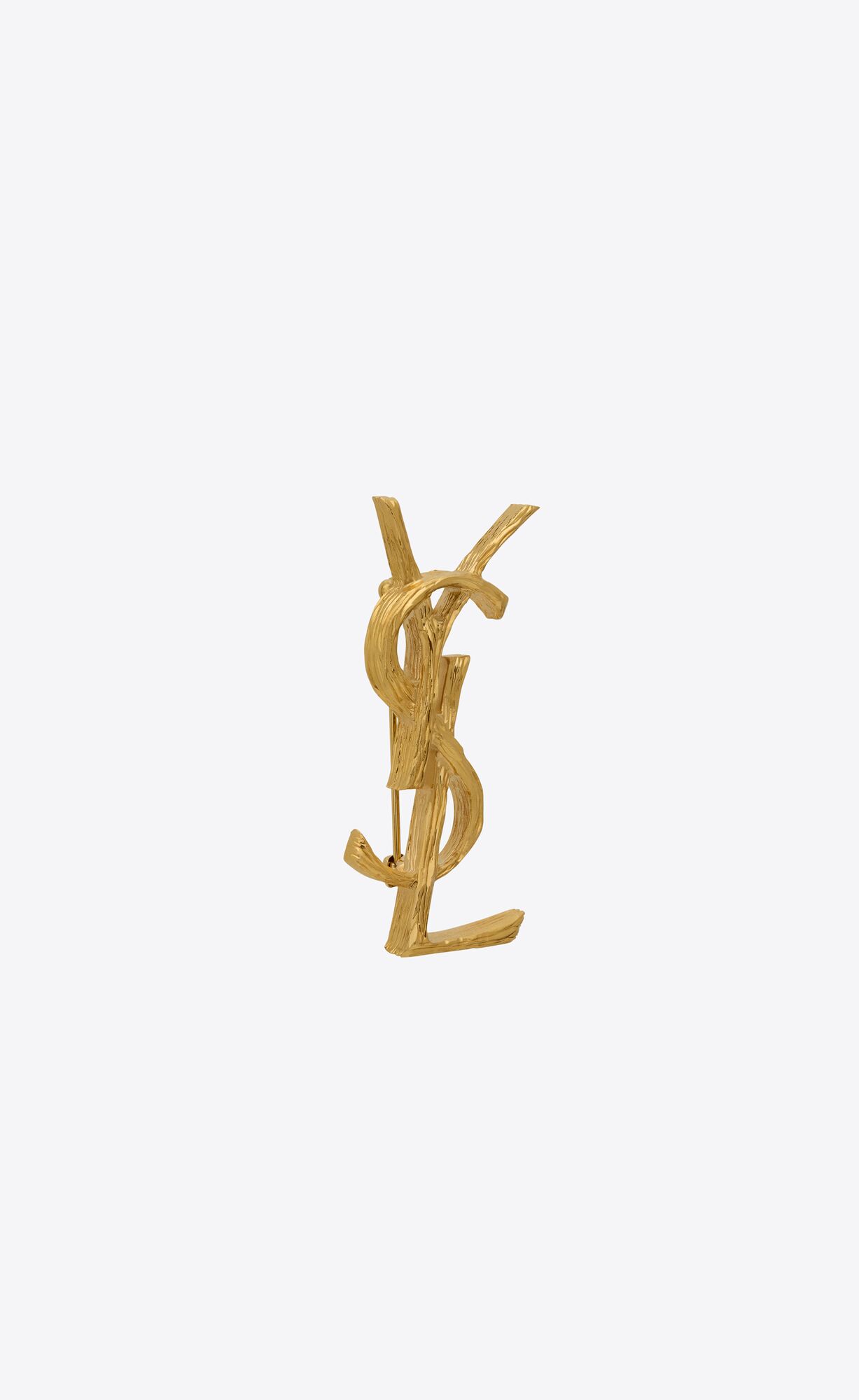 YSL Opyum Brooch In Metal Svetlo Zlate | 74638-FSVP