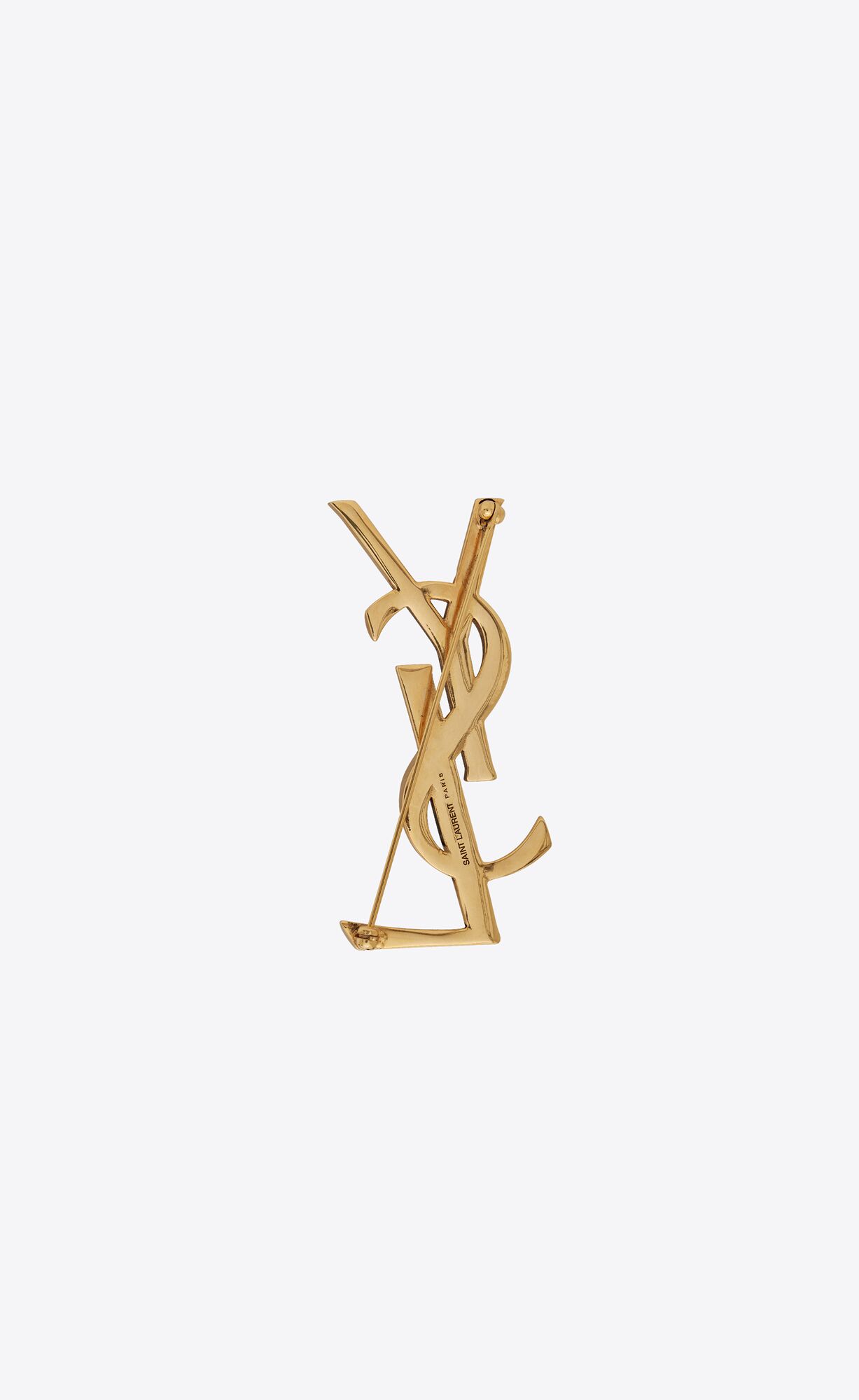 YSL Opyum Snake Brooch In Metal Zlate | 98105-IYHX