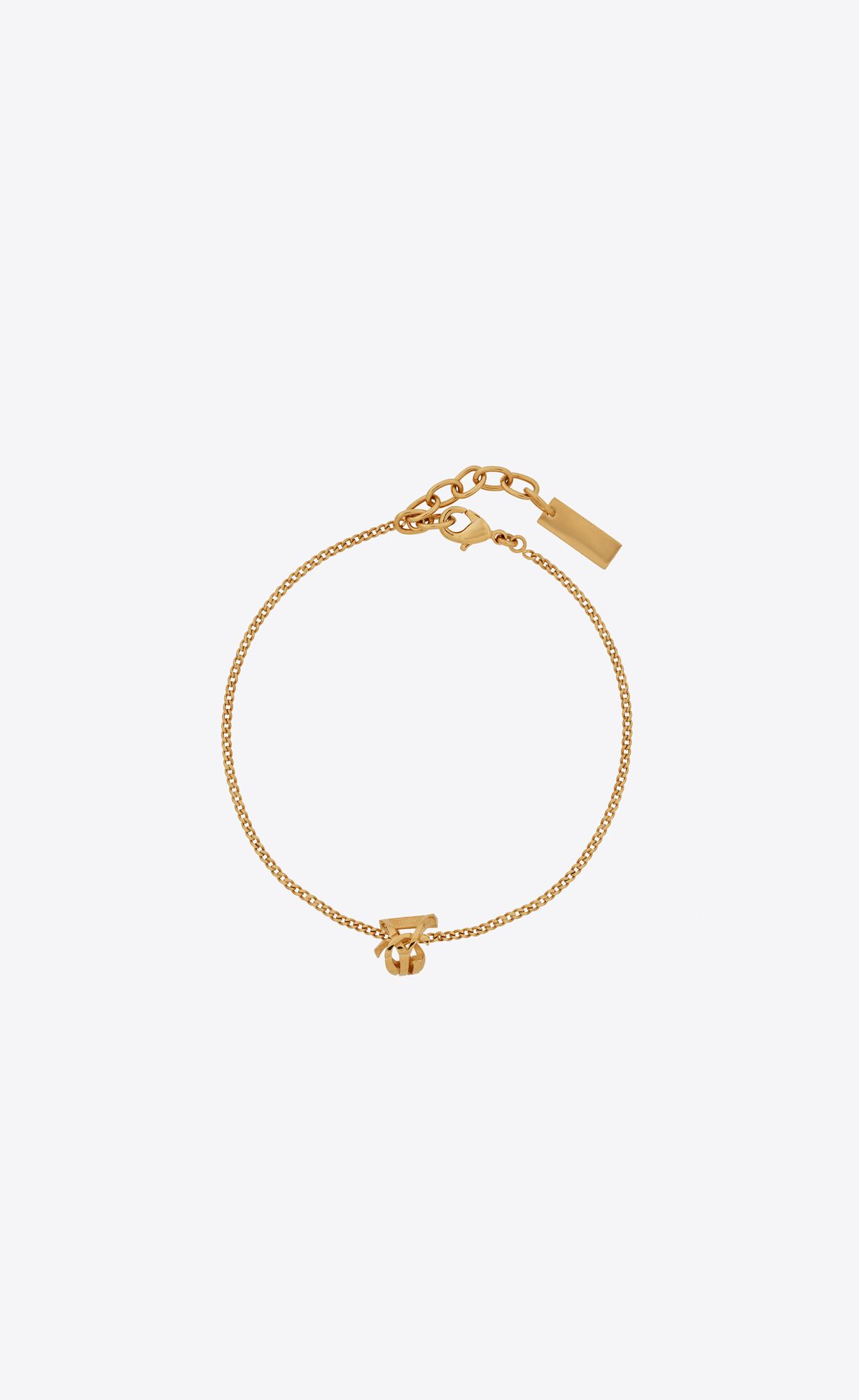 YSL Opyum Twist Bracelet In Metal Zlate | 64051-LBTI