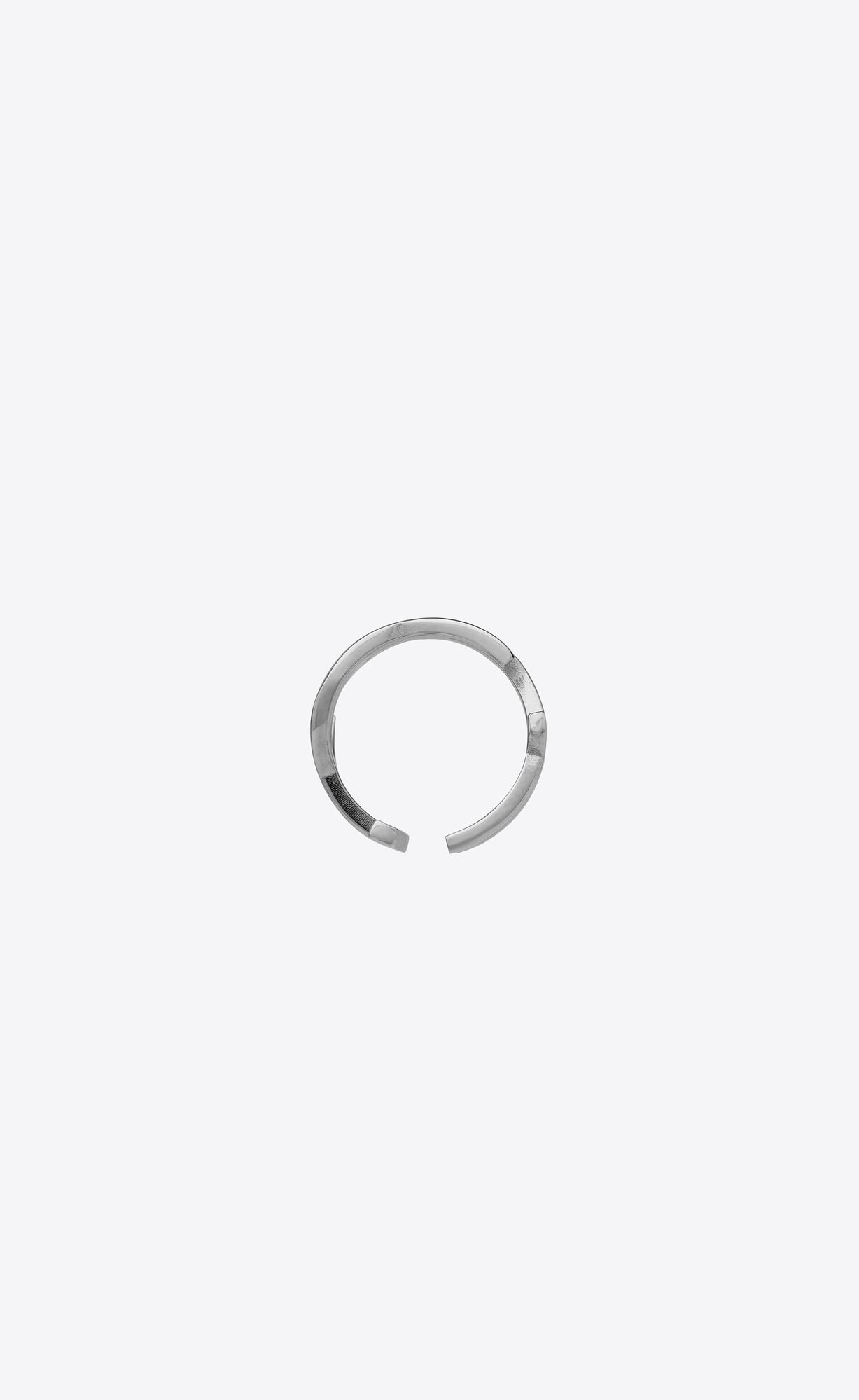 YSL Opyum Twist Ring In Metal Mirror | 81952-DQJT