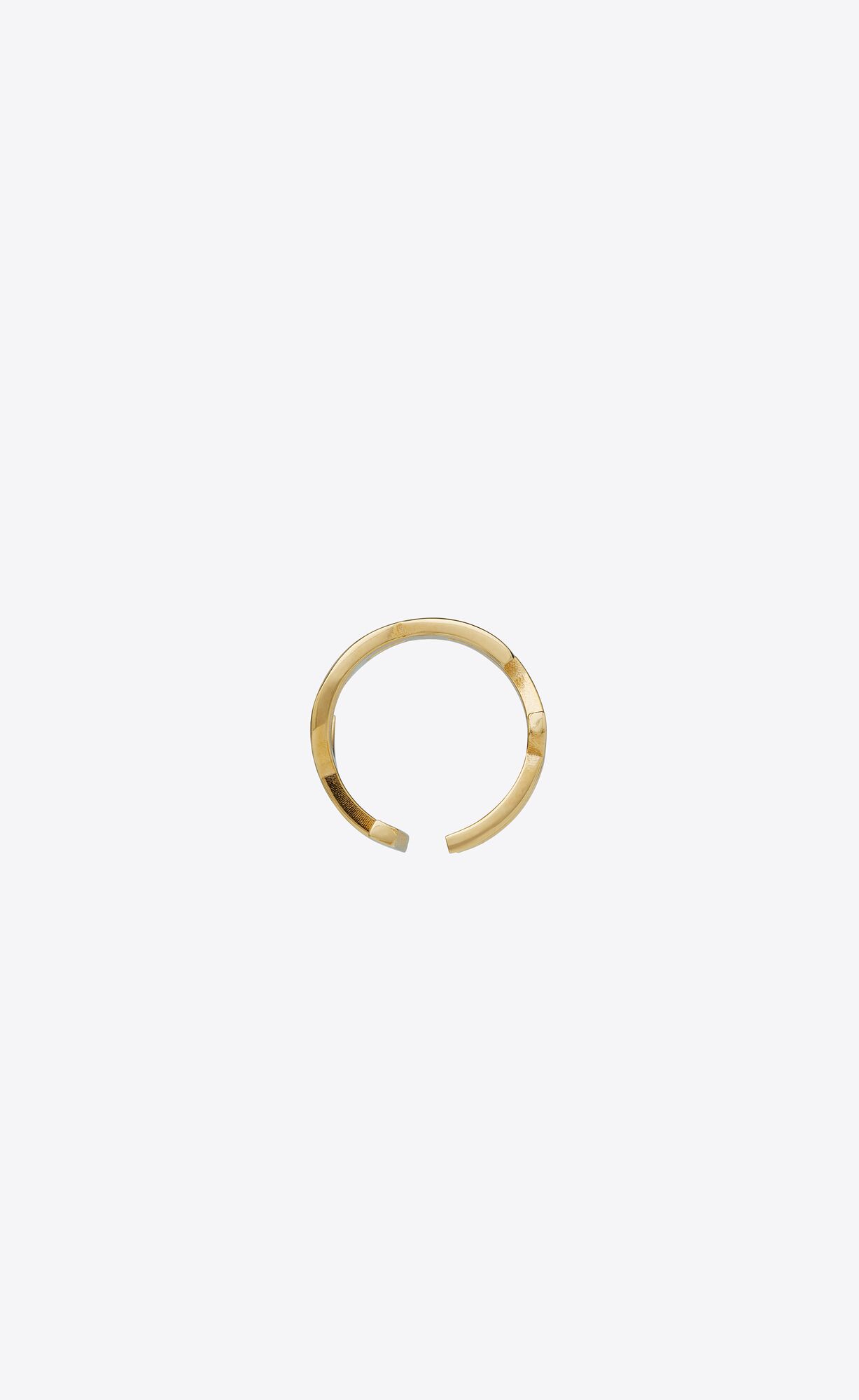 YSL Opyum Twist Ring In Metal Zlate | 01924-NSEV