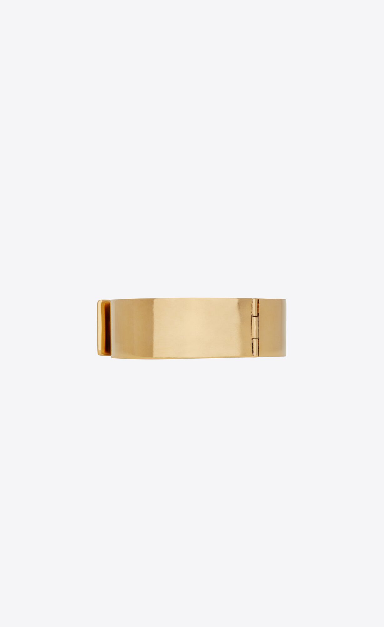 YSL Oversized Closure Bracelet In Metal Zlate | 16927-TIVR