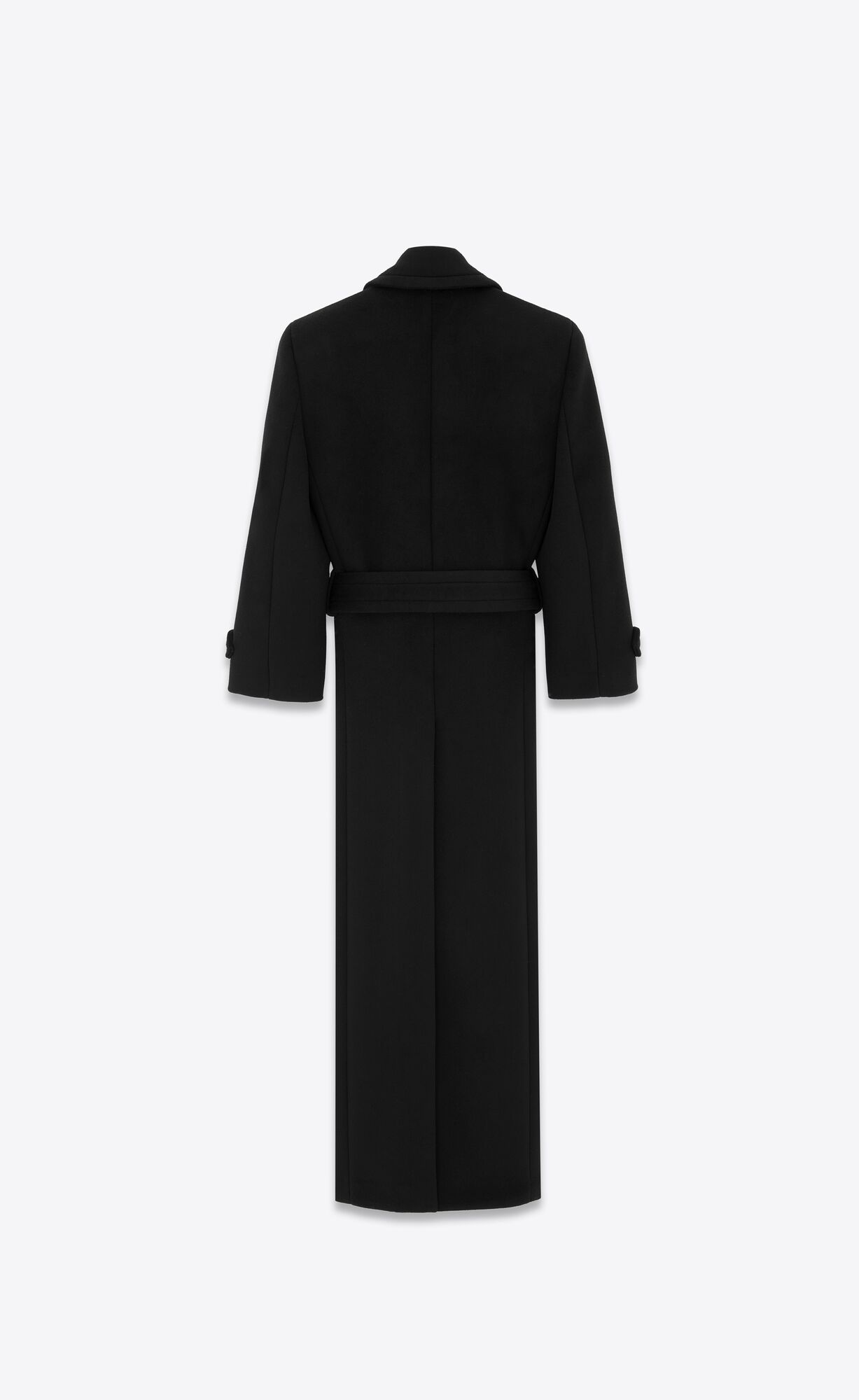 YSL Oversized Coat In Vlna Čierne | 70493-BIWR