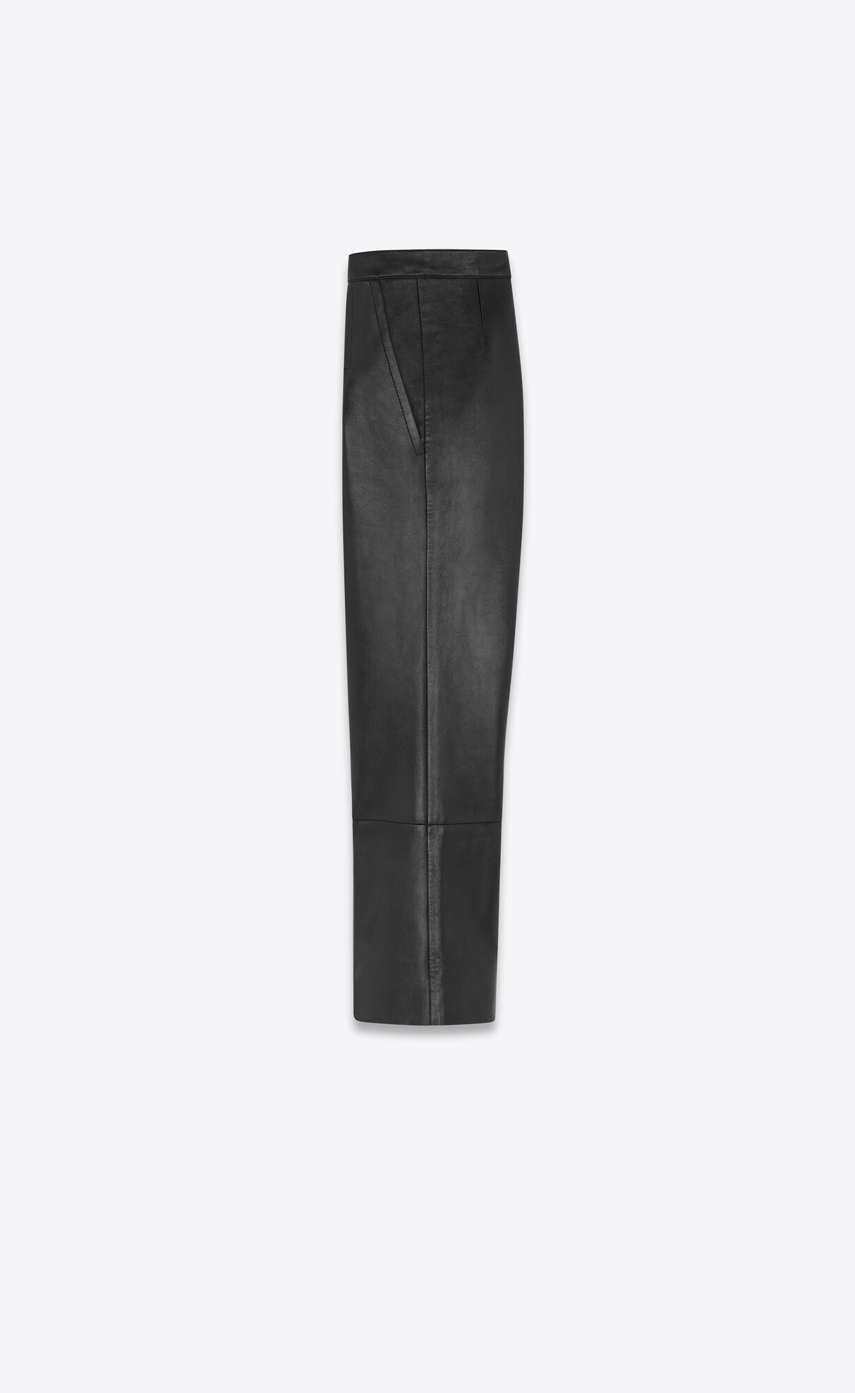 YSL Plisované Pants In Lambskin Noir | 50891-NJYQ