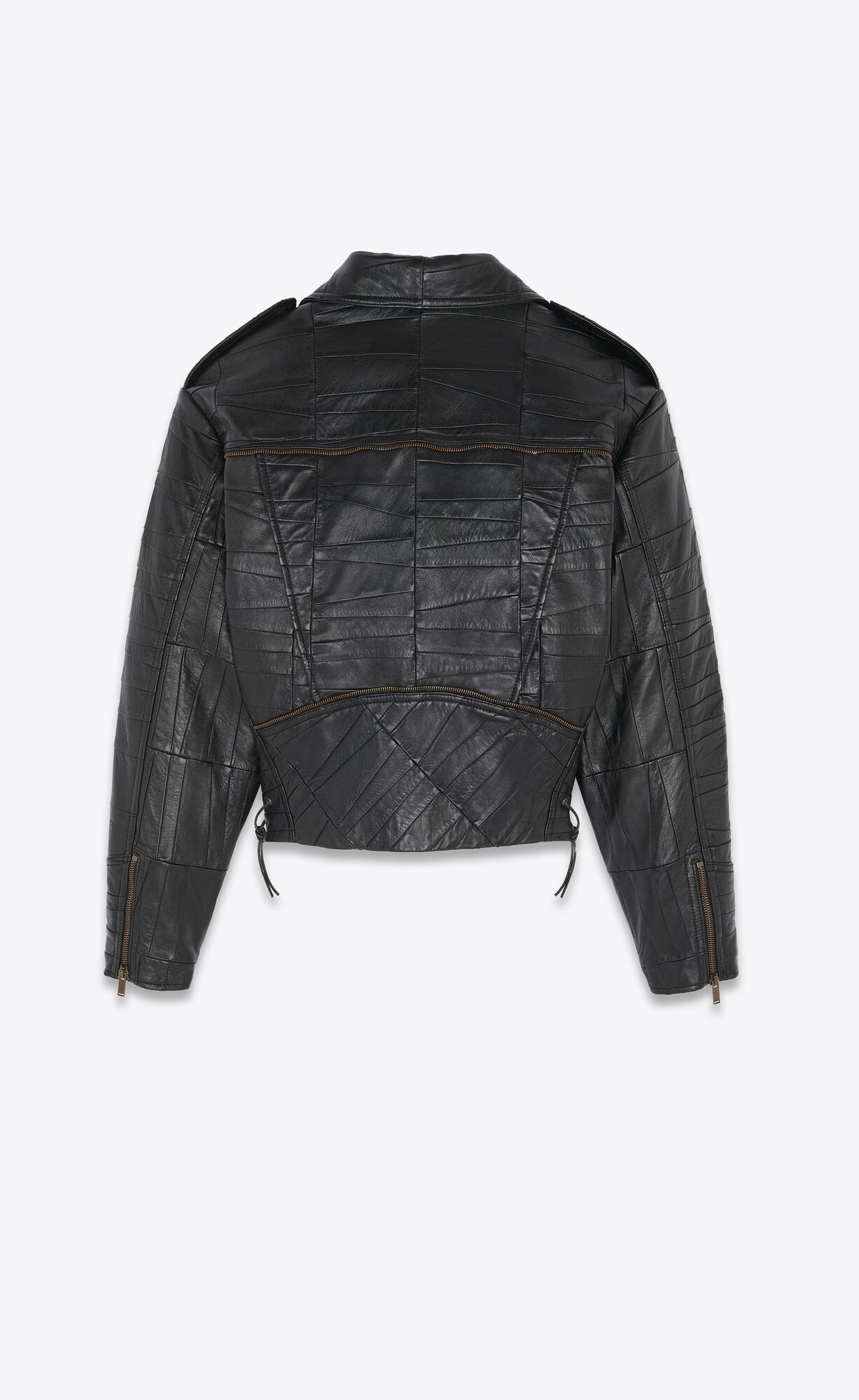 YSL Podpatku Jacket In Lambskin Čierne | 98354-USEP