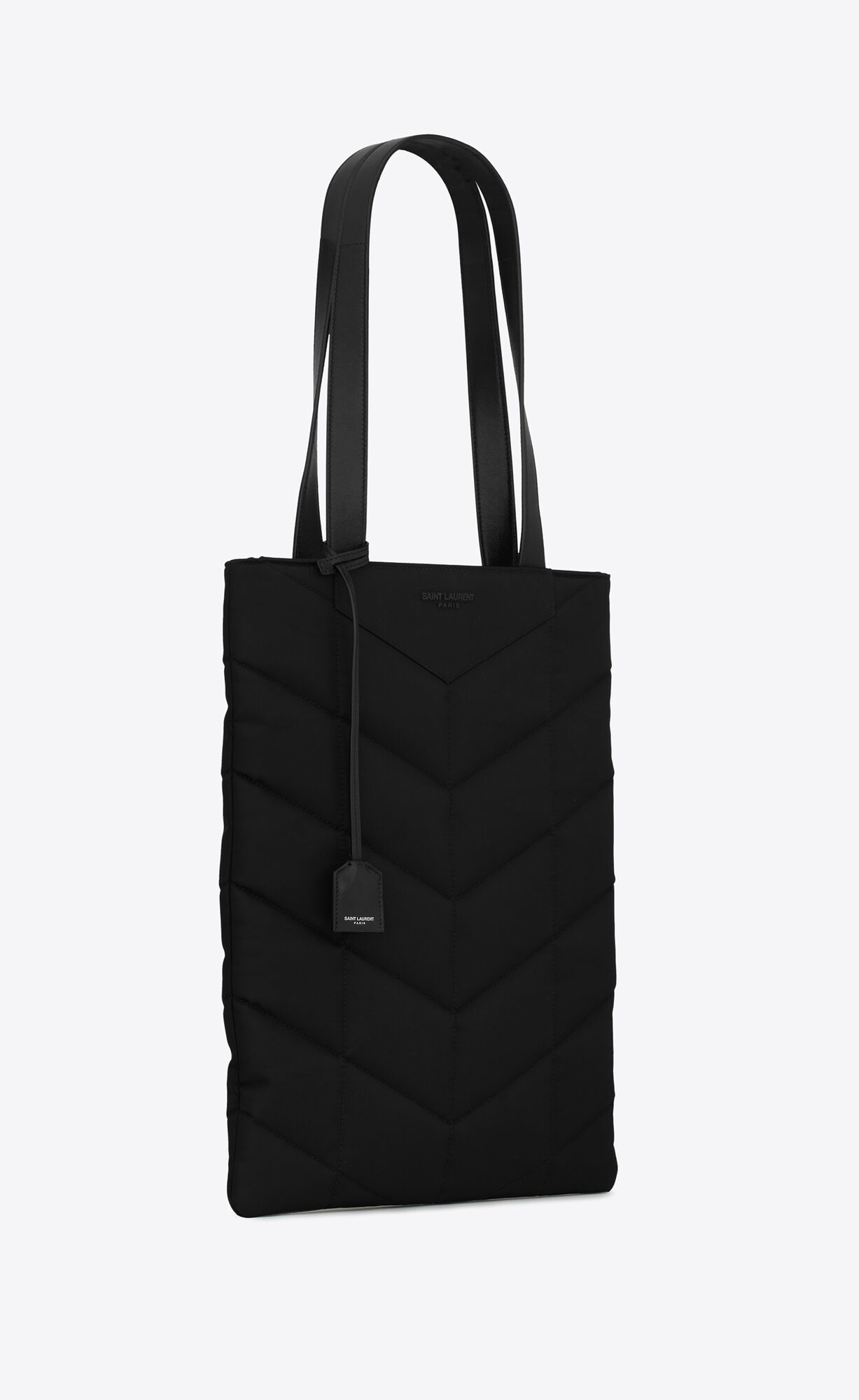 YSL Puffer Tote Bag In Econyl® And Pegaso Xl Noir | 19538-WZVB