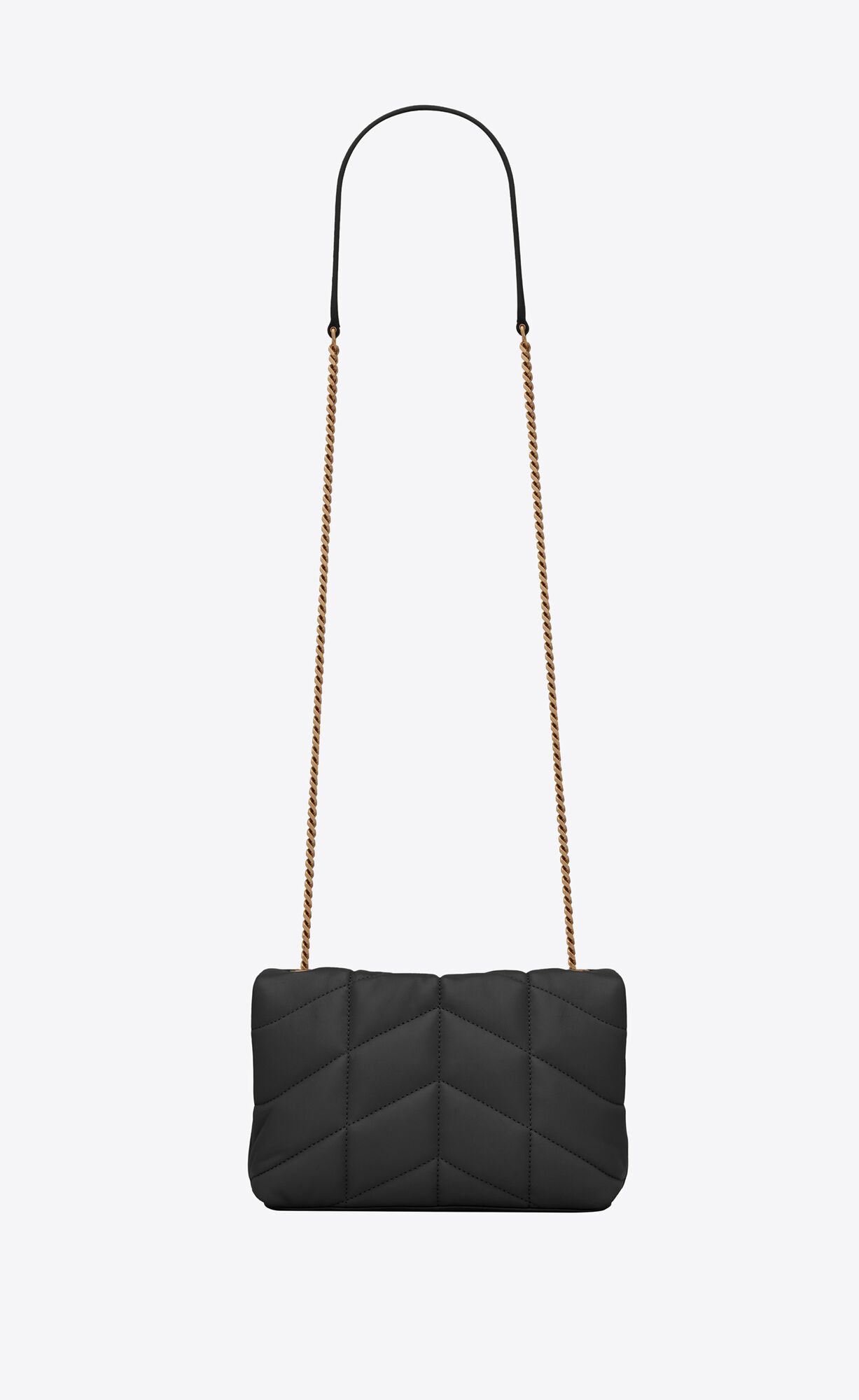 YSL Puffer Toy Bag In Prešívané Lambskin Noir | 59780-PSZA