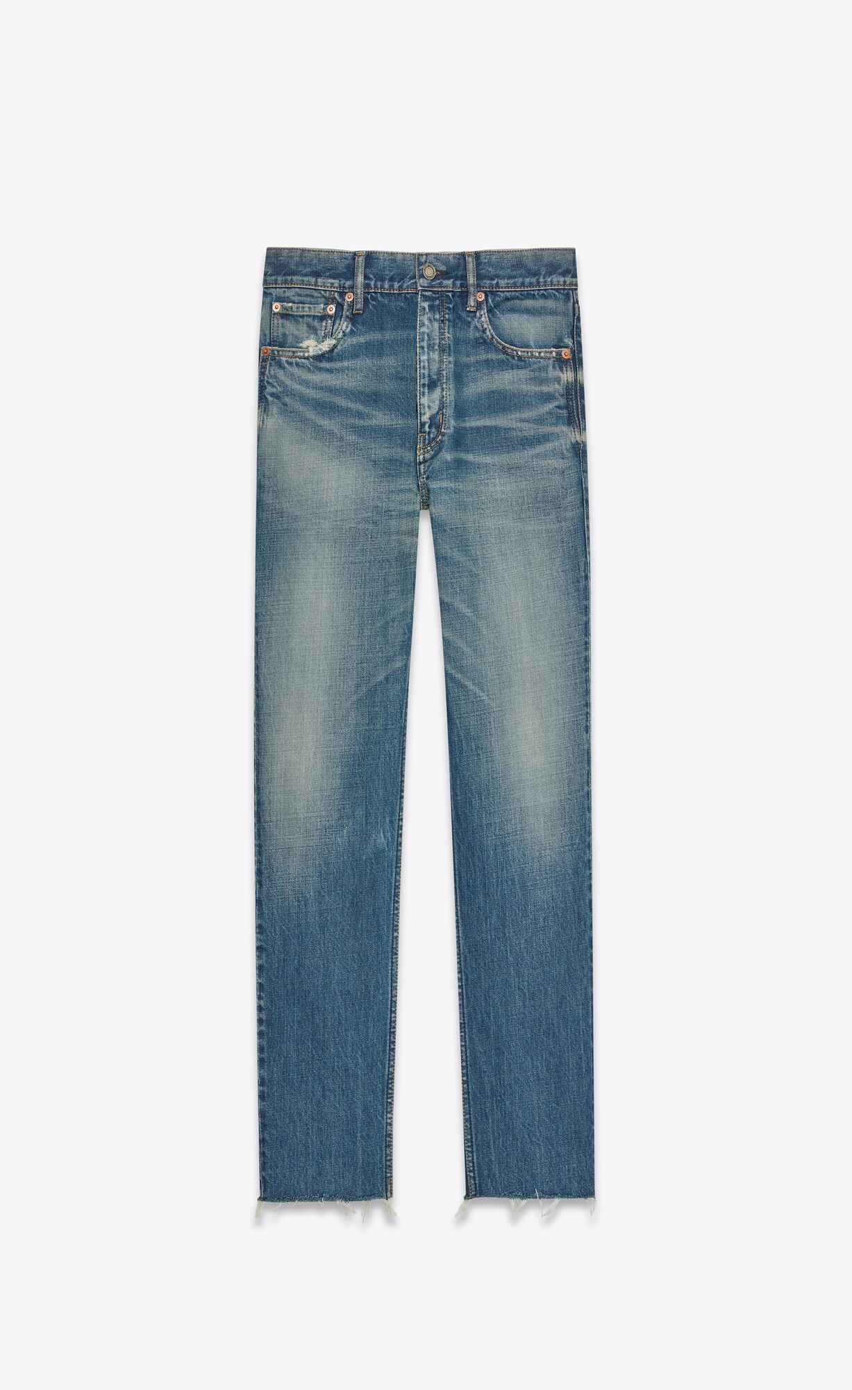 YSL Rovno Jeans Modre | 75184-OHIE