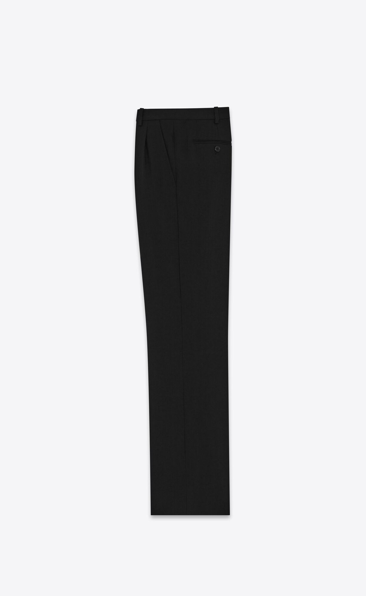 YSL Rovno Pants In Chevron Vlna Čierne | 01352-CLER