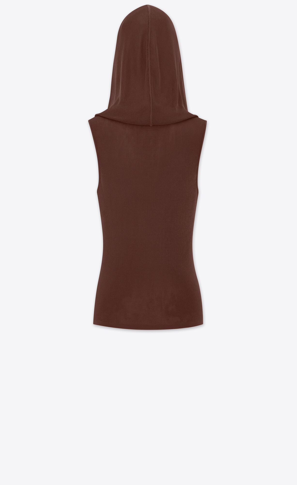 YSL S Kapucňou Top In Knit Chocolat | 42057-DQHR