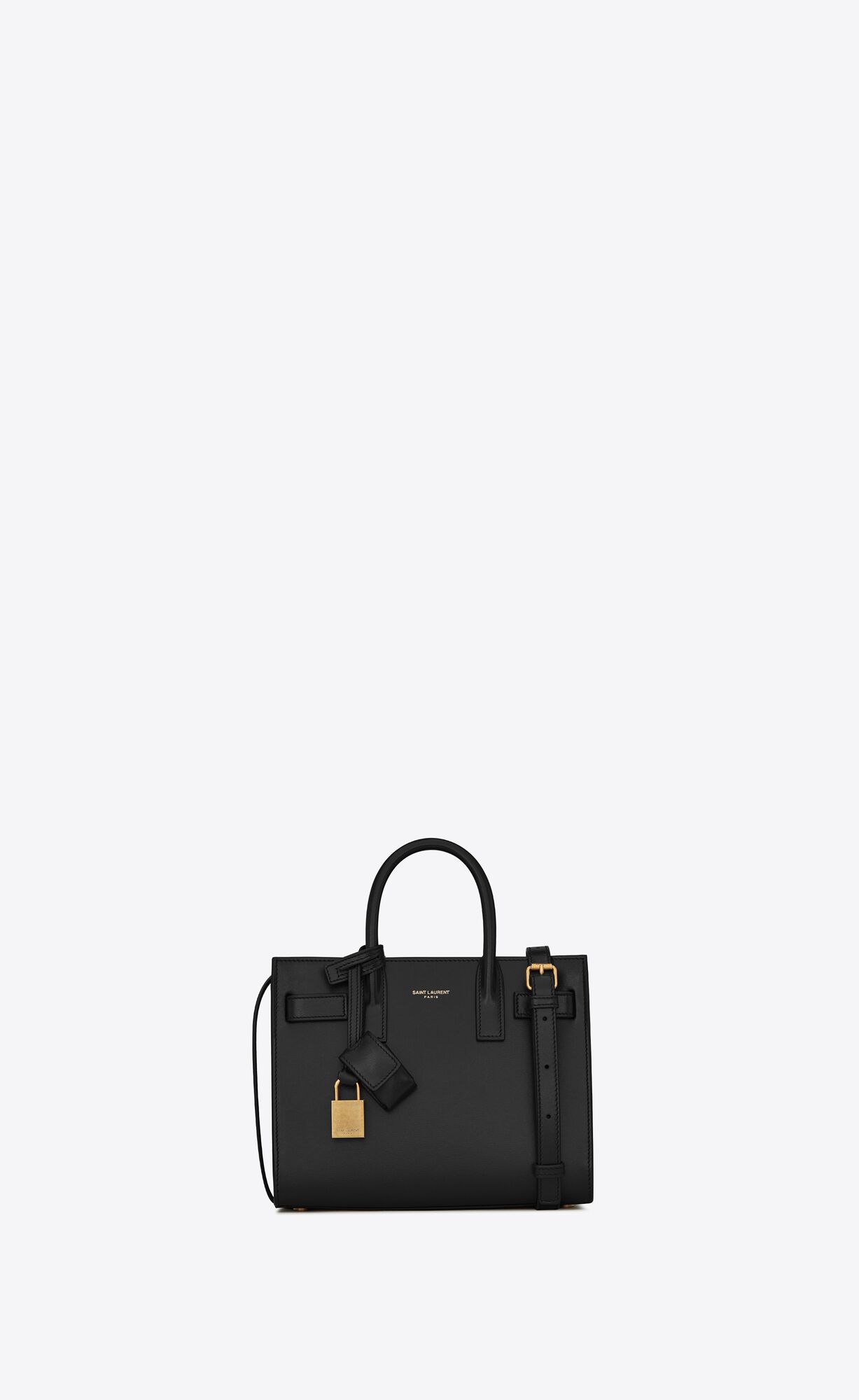 YSL Sac De Jour Nano In Smooth Kozene Čierne | 73625-VSLN