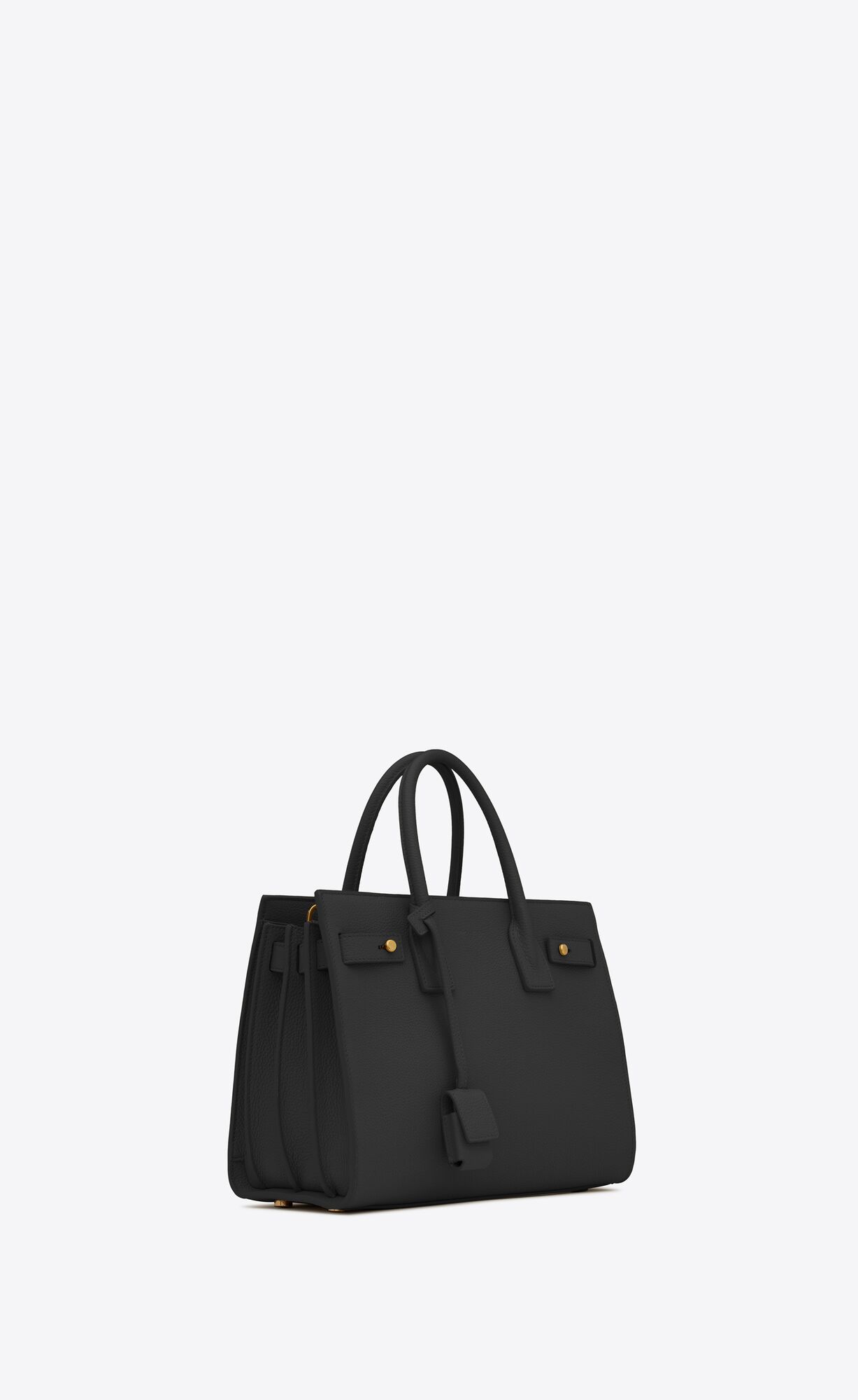 YSL Sac De Jour Supple Baby In Grained Kozene Čierne | 74198-RQBD