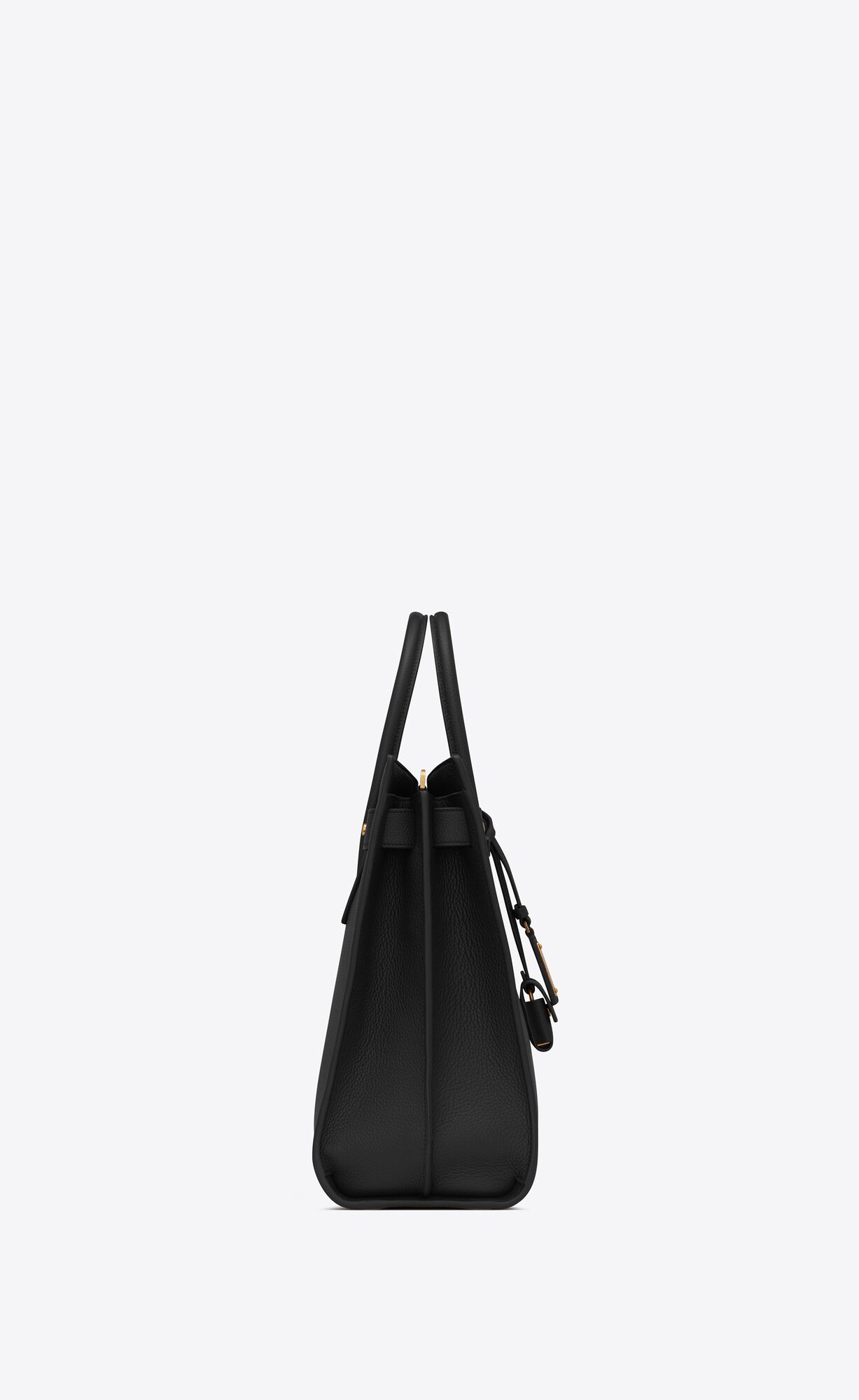 YSL Sac De Jour Thin Large Bag In Grained Kozene Noir | 92530-DZXC