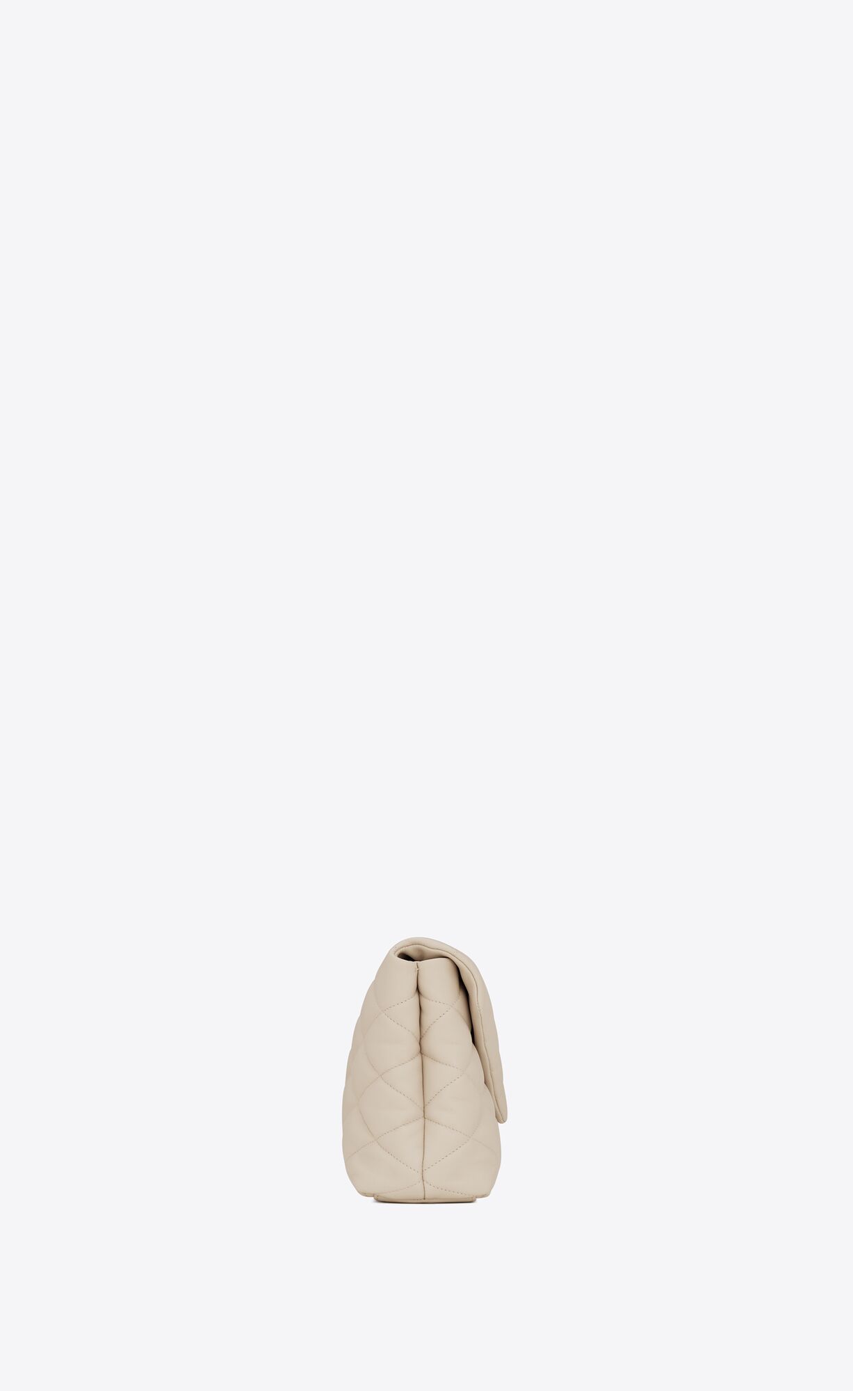 YSL Sade Large Clutch In Lambskin Blanc Vintage | 10763-WCYM