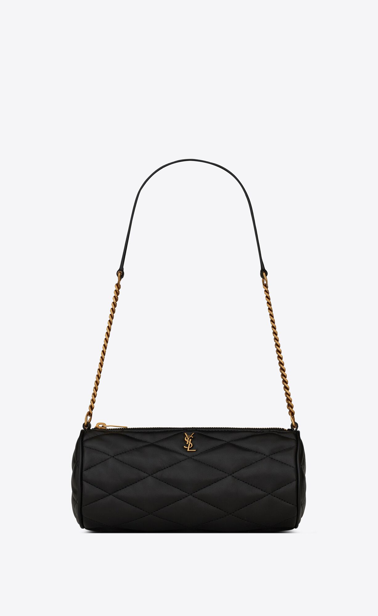 YSL Sade Mini Tube Bag In Prešívané Lambskin Čierne | 82409-YVHR