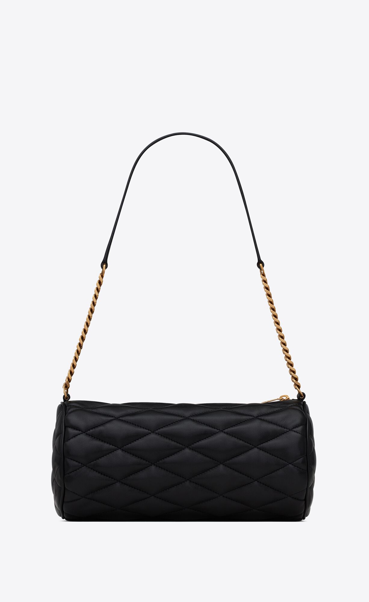 YSL Sade Small Tube Bag In Prešívané Lambskin Noir | 62493-HWTO