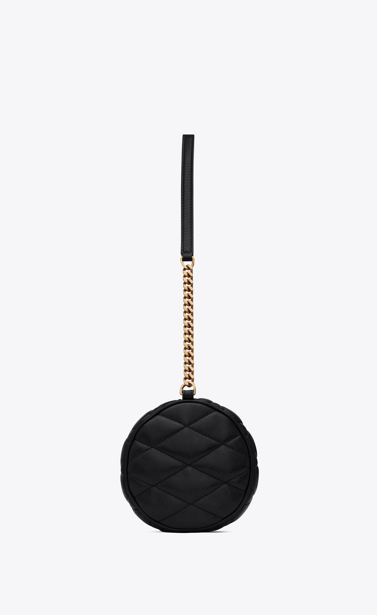 YSL Sade Small Tube Bag In Prešívané Lambskin Noir | 62493-HWTO