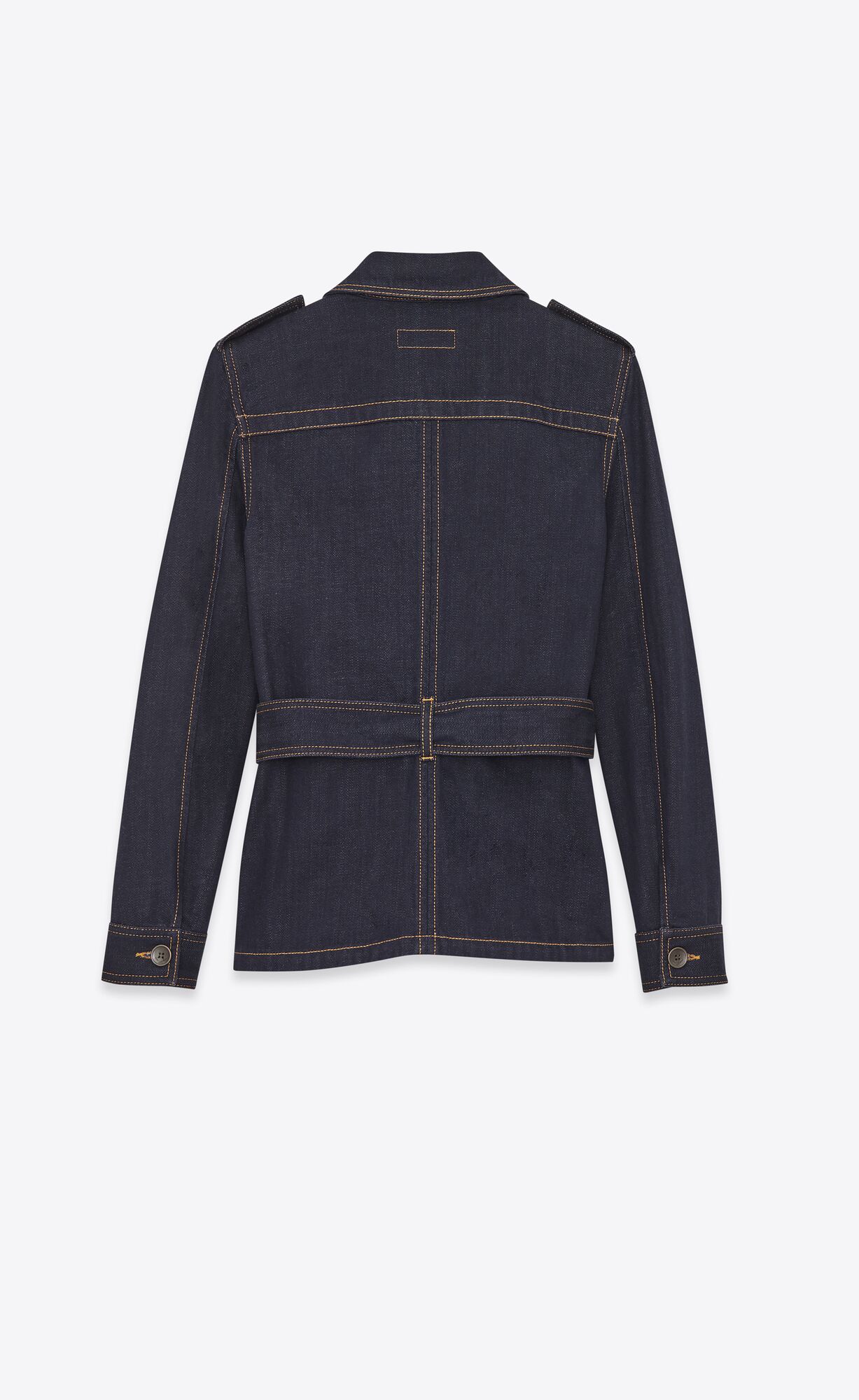 YSL Saharienne Jacket Tmavo Modre | 36708-BDZT