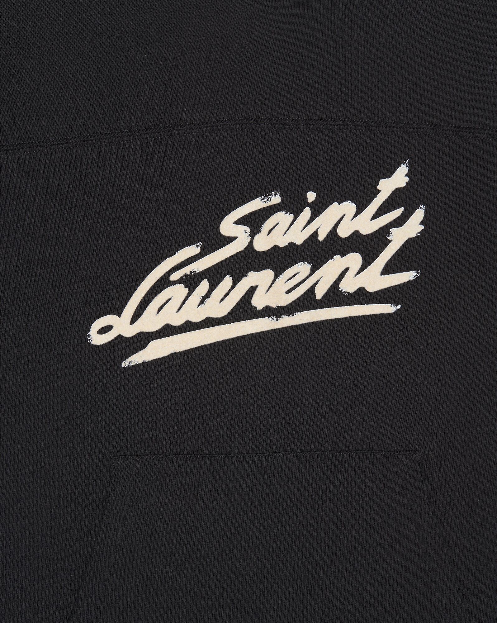 YSL Saint Laurent 50s Signature Hoodie Čierne | 64270-PQYS