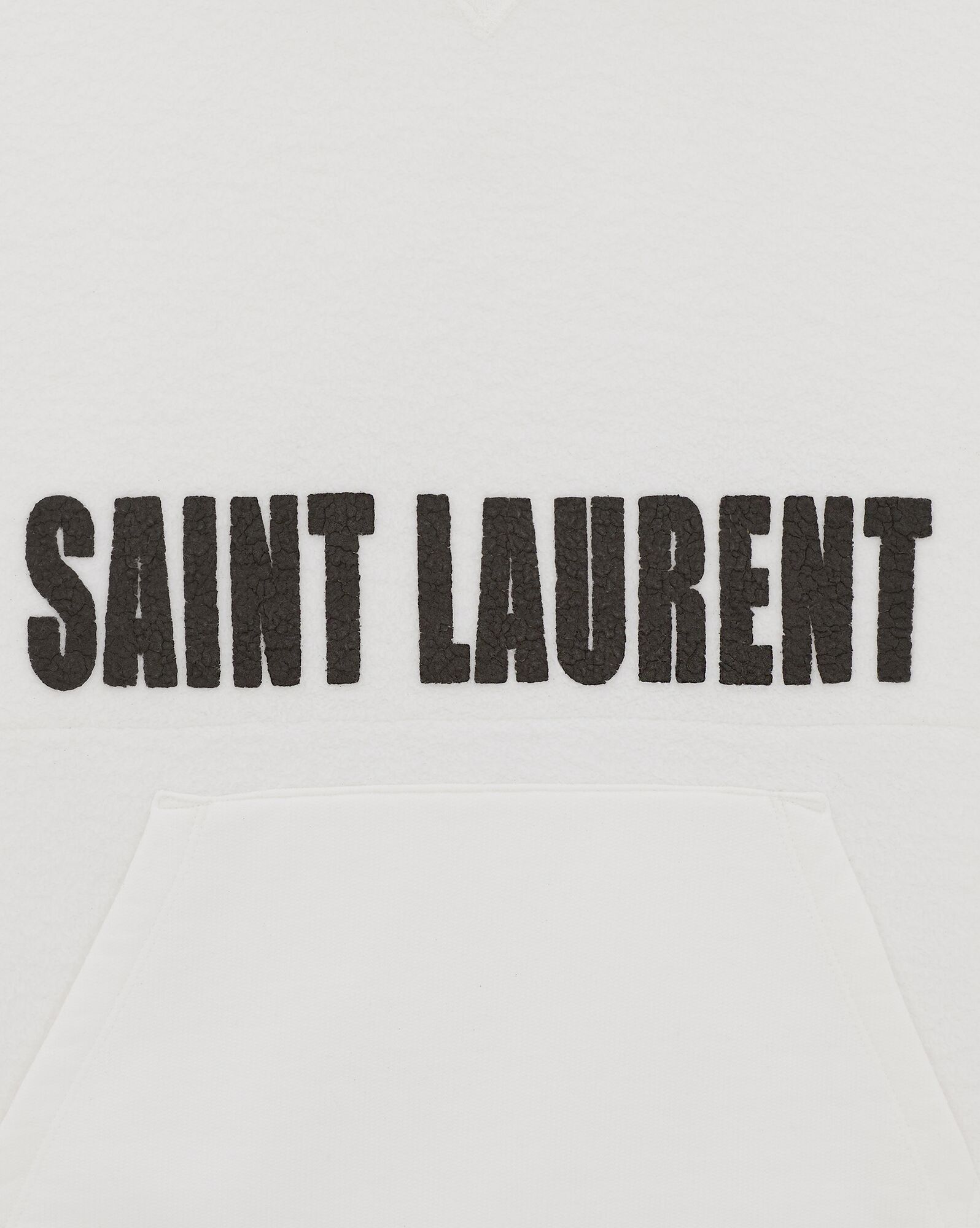 YSL Saint Laurent Agafay Hoodie Naturel Et Noir | 05768-MYAE