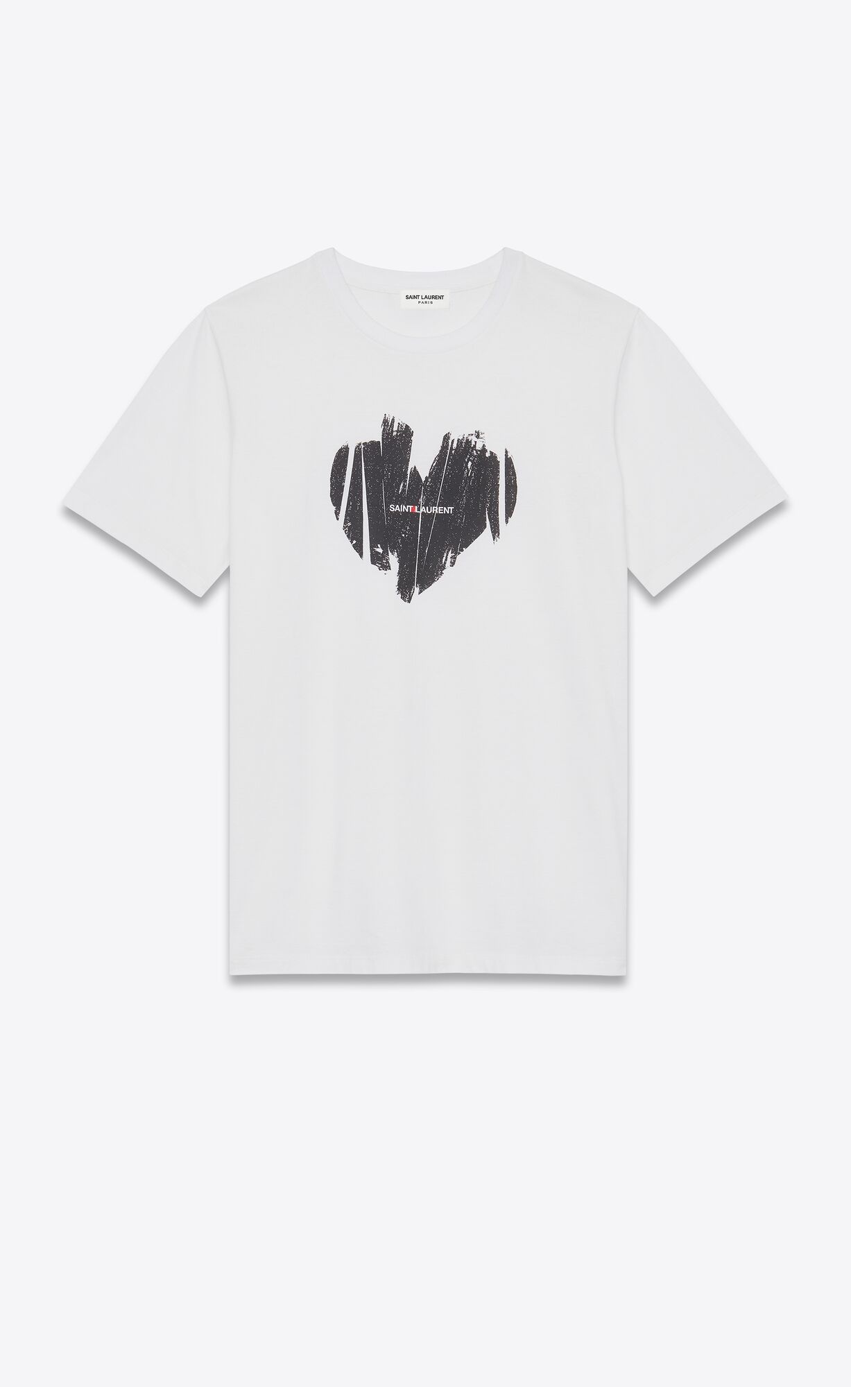 YSL Saint Laurent Heart T-shirt Béžové | 46507-ZYEW