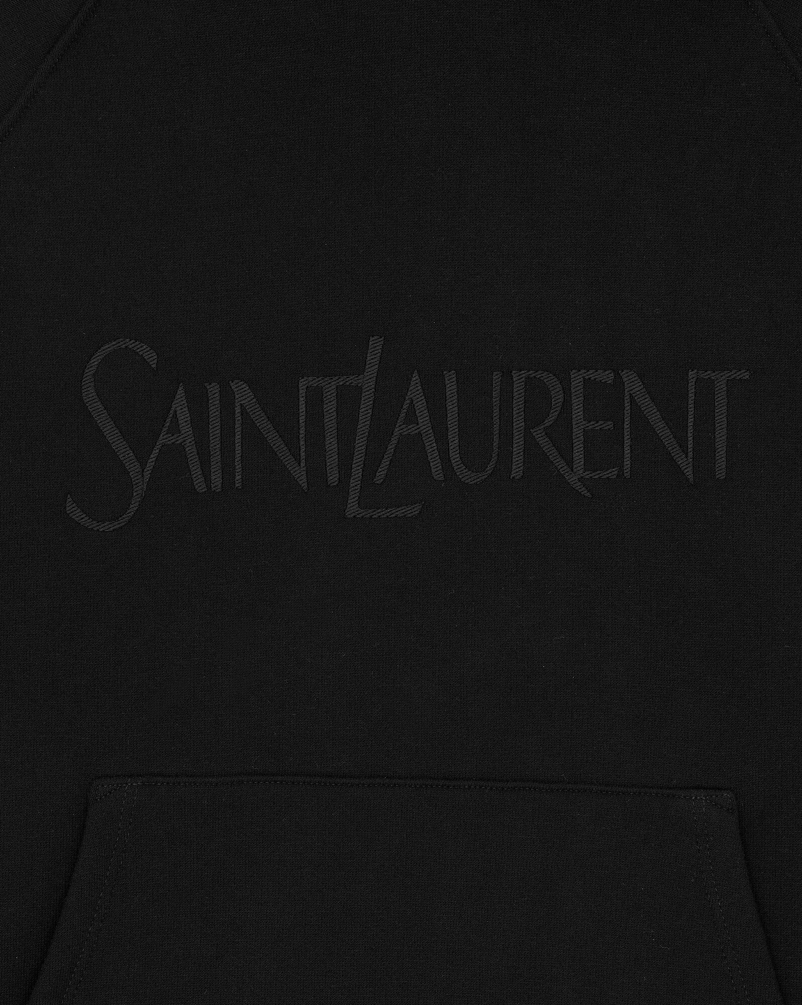 YSL Saint Laurent Hoodie Čierne | 23401-QTMJ