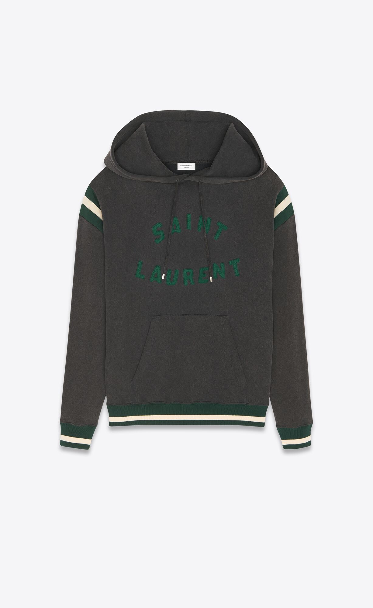 YSL Saint Laurent Hoodie Čierne Zelene | 56492-ERDX