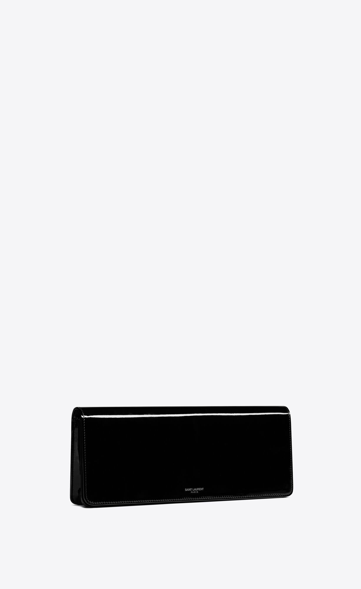 YSL Saint Laurent Paris Baguette Pouch In Lakovane Kozene Čierne | 76130-GMUK