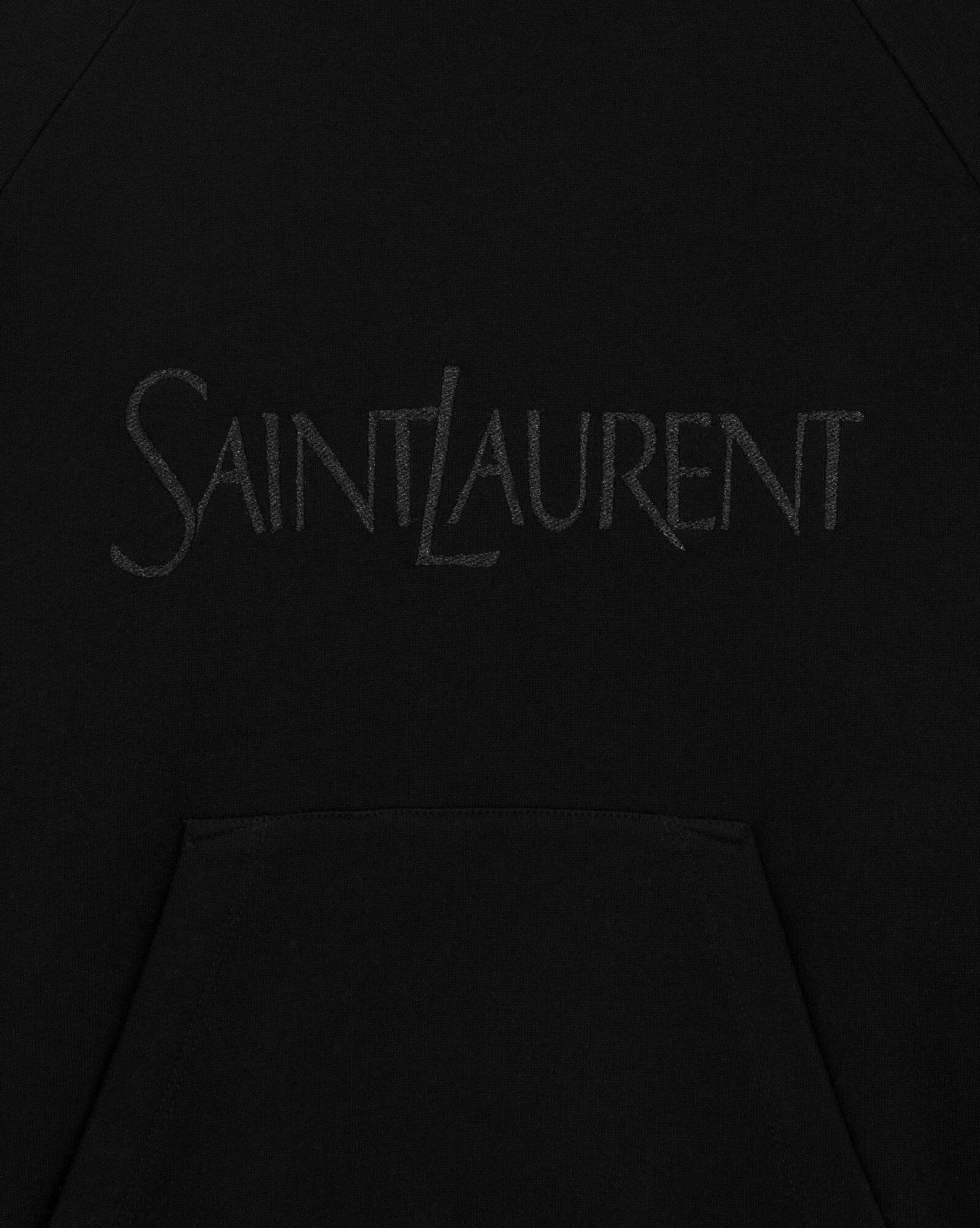 YSL Saint Laurent Raglan Sweatshirt Noir | 29763-SOQT