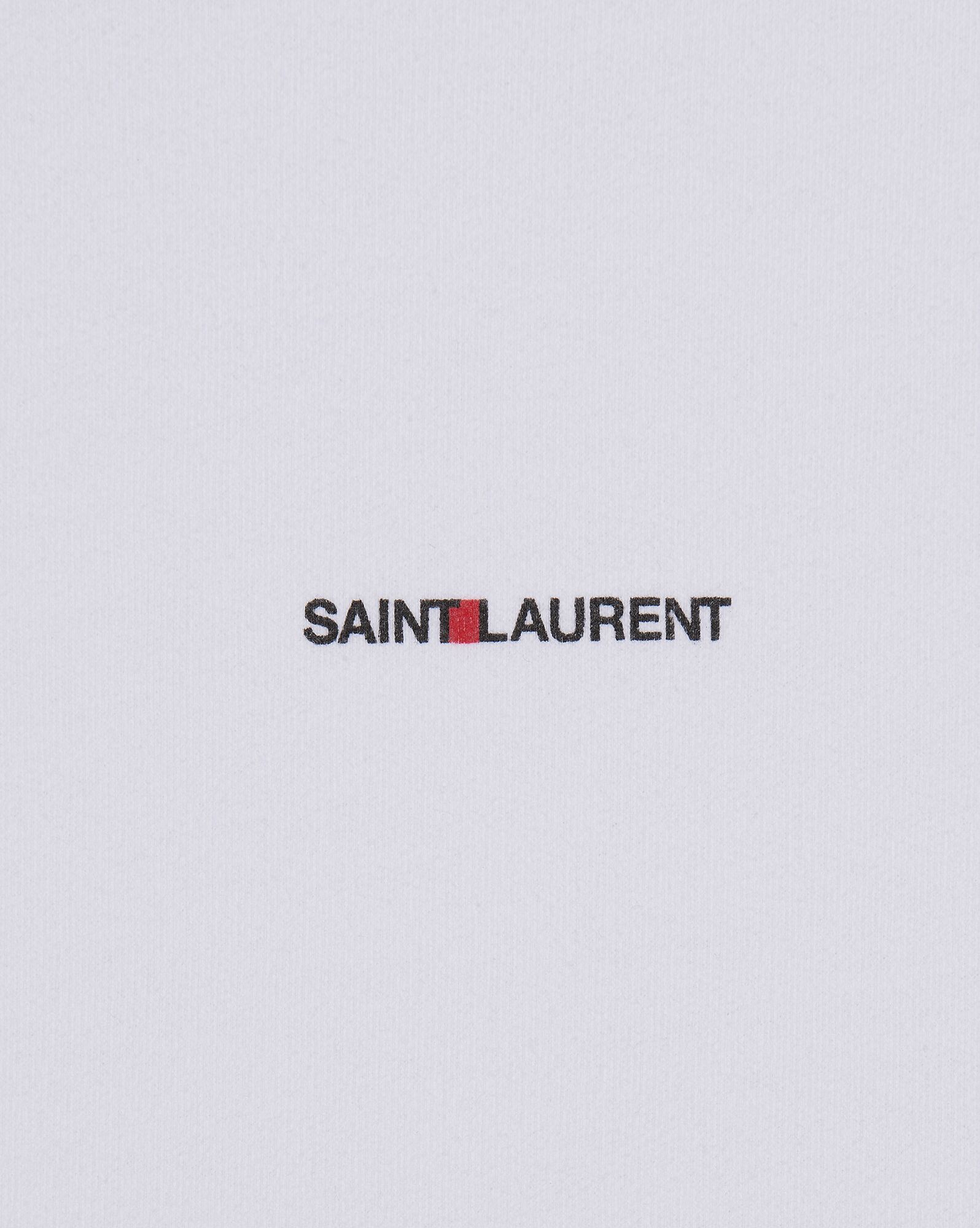 YSL Saint Laurent Rive Gauche Hoodie Biele | 72539-QJCG