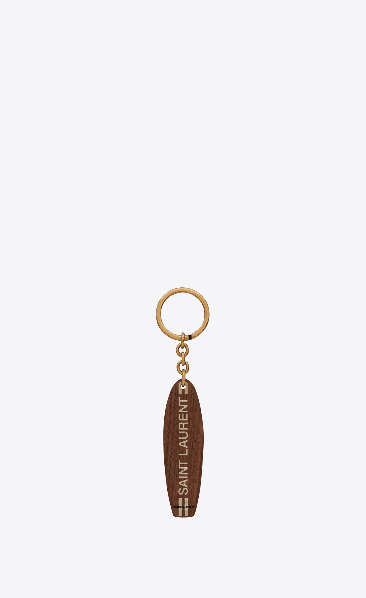 YSL Saint Laurent Surf Keyring In Wood Béžové | 34918-JVTN