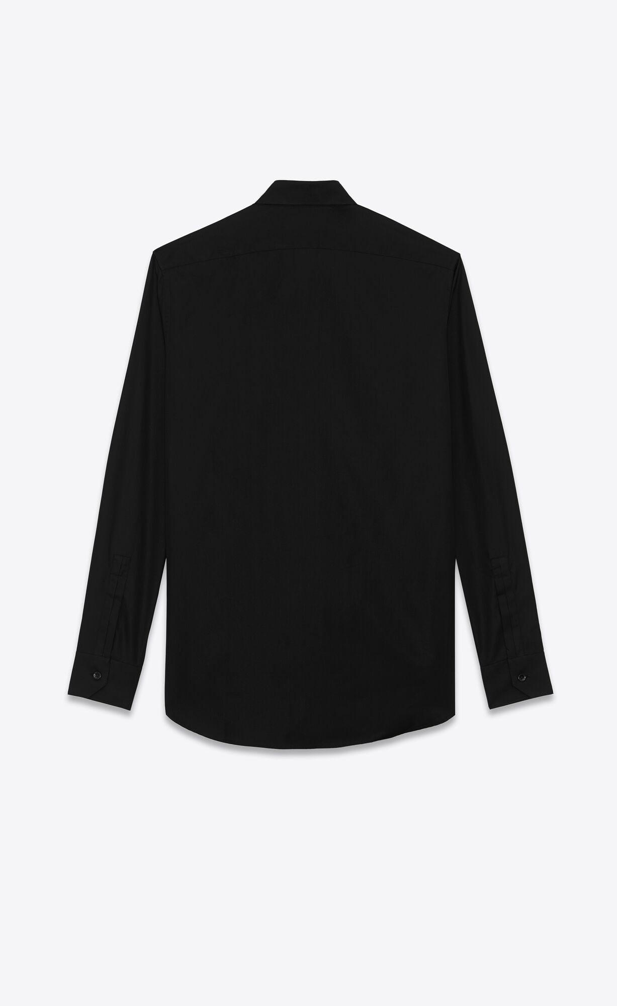 YSL Shirt In Bavlnene Poplin Čierne | 49375-BGYX