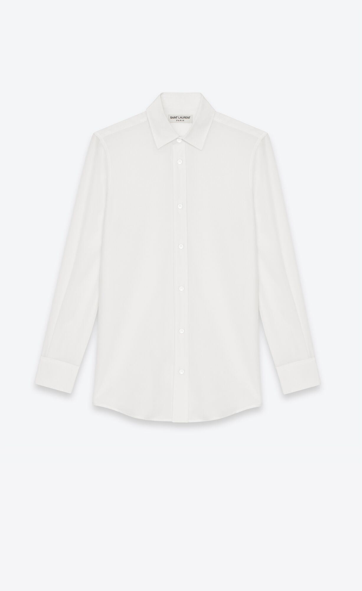 YSL Shirt In Silk Crêpe Shell | 34710-IORX