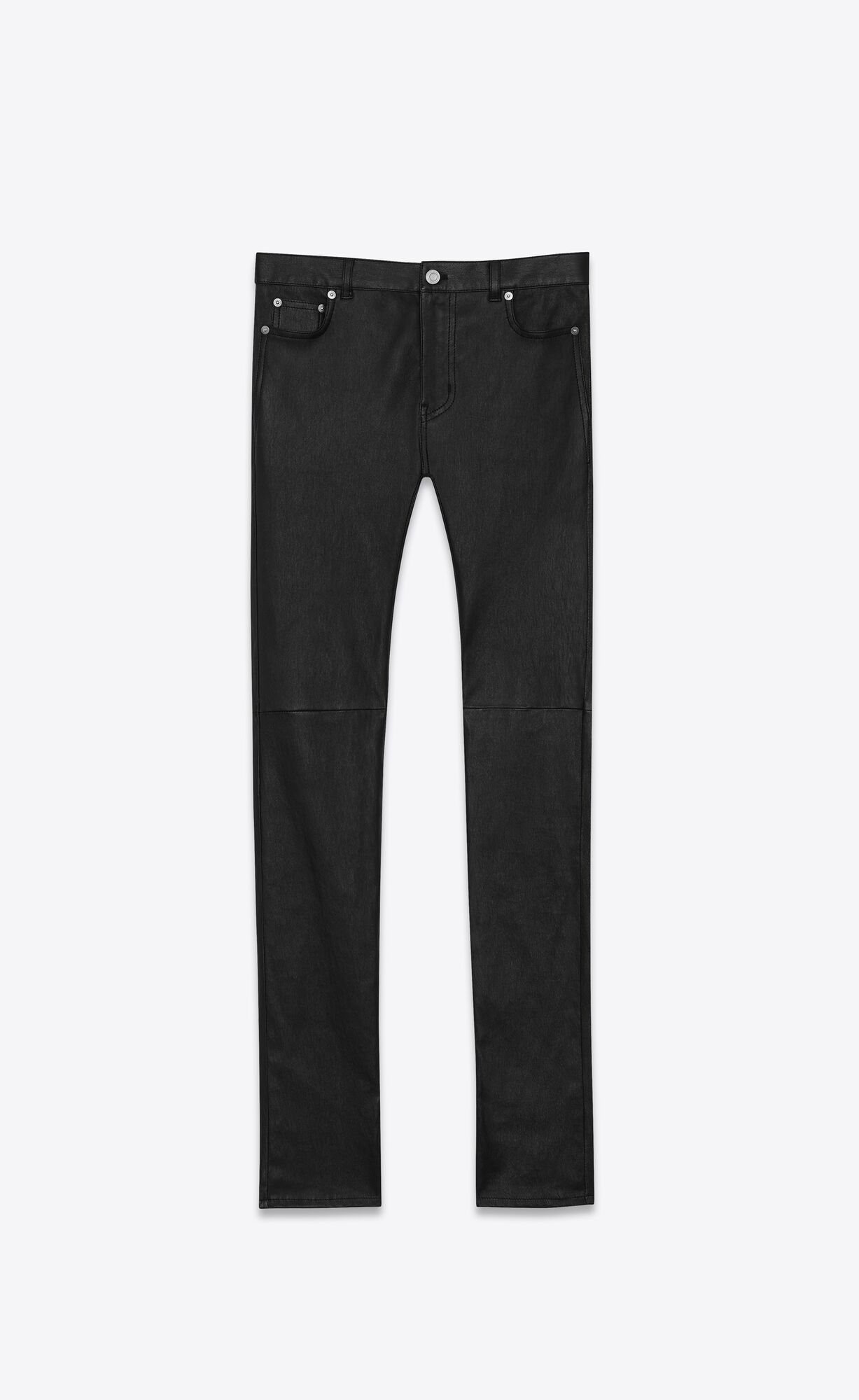 YSL Signature Low Waisted Vychudnutý Jeans In Black Kozene Čierne | 38956-TZDX