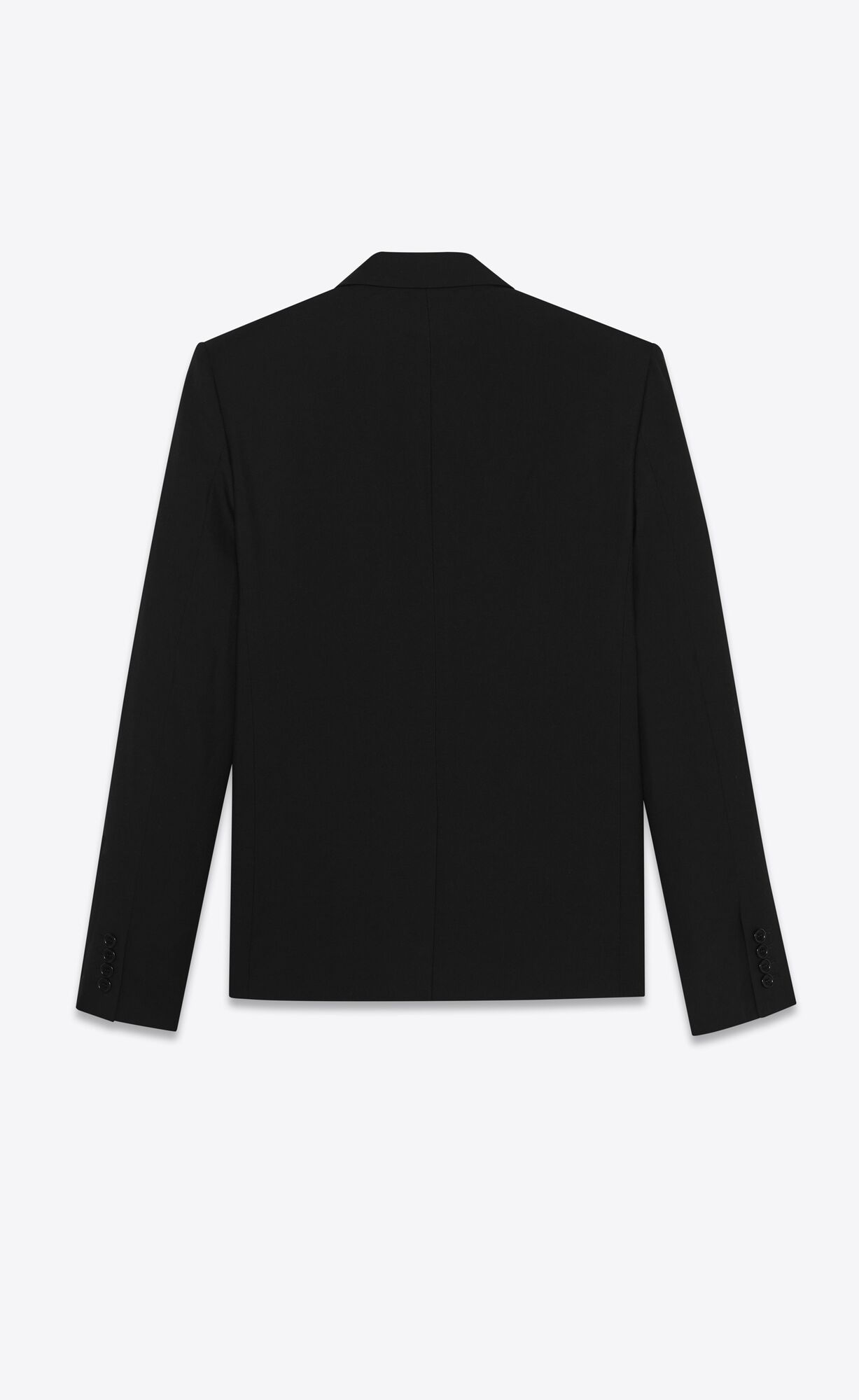 YSL Single-breasted Jacket In Gabardine Saint Laurent Čierne | 03521-CFLG