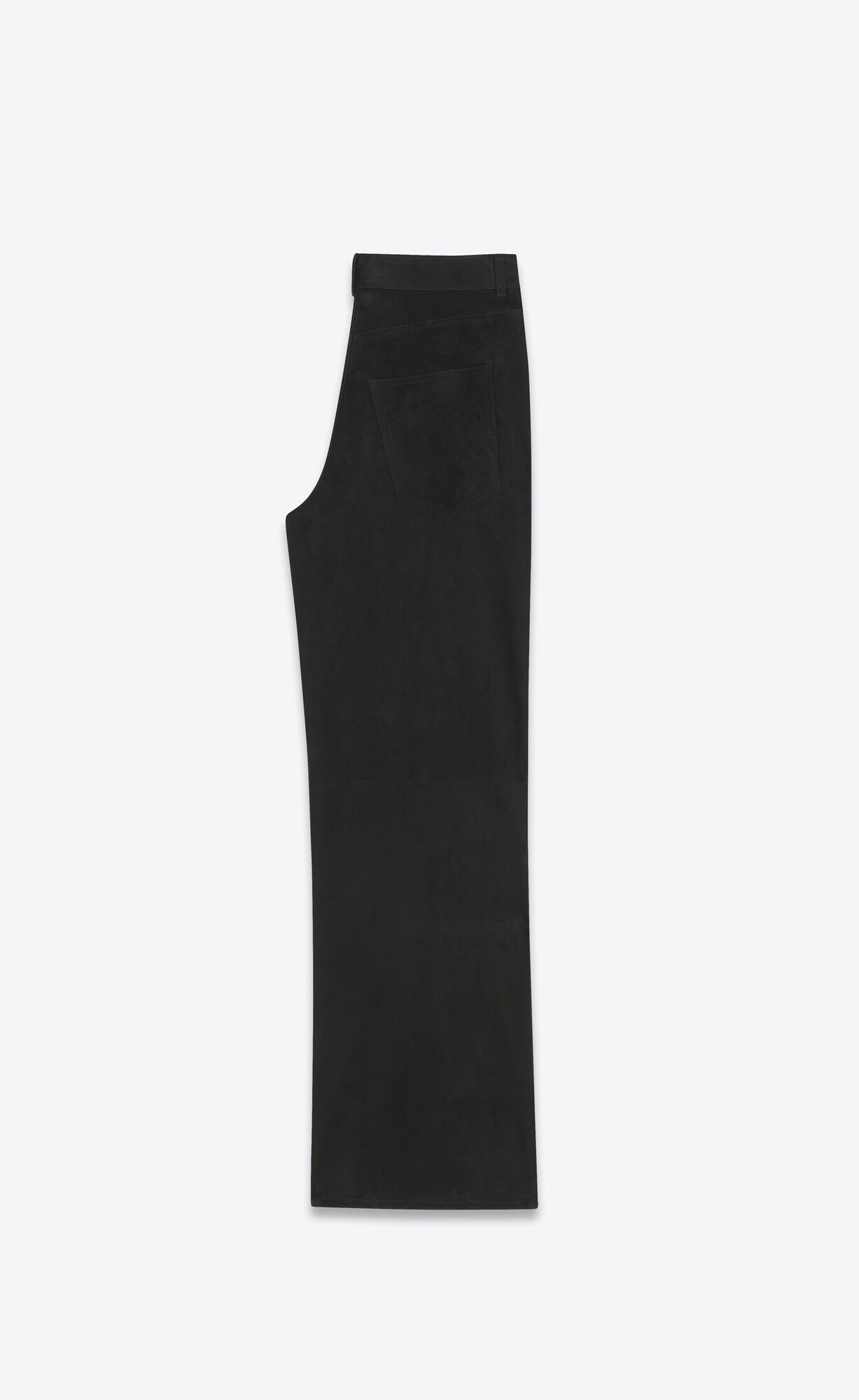 YSL Siroke Topanky-leg Pants In Semisove Čierne | 64391-PKFR