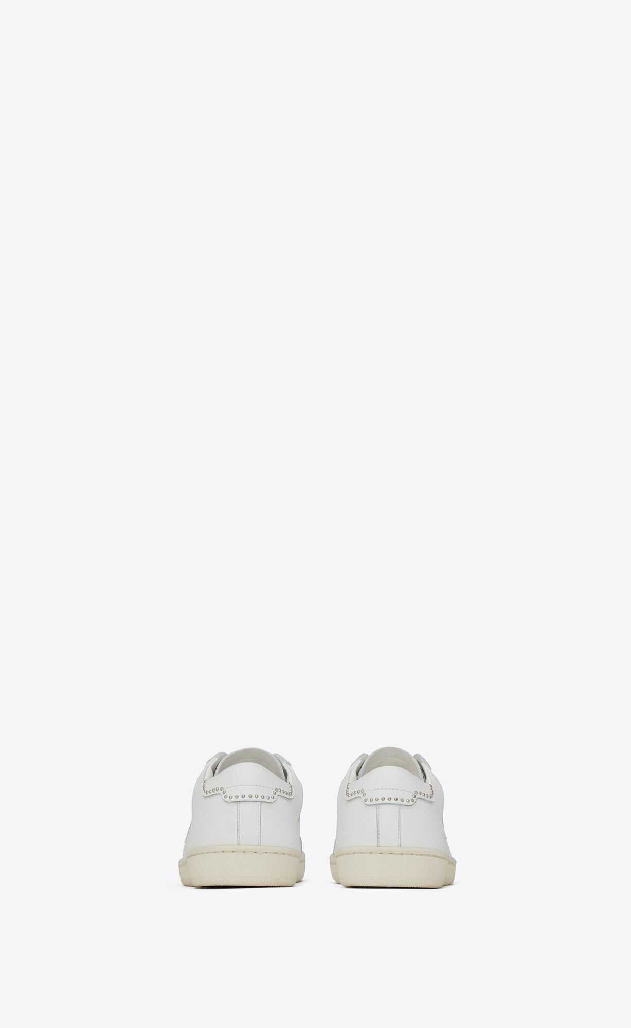 YSL Sl/08 Low-top Sneakers In Smooth Kozene Blanc Optique | 24135-XKWR