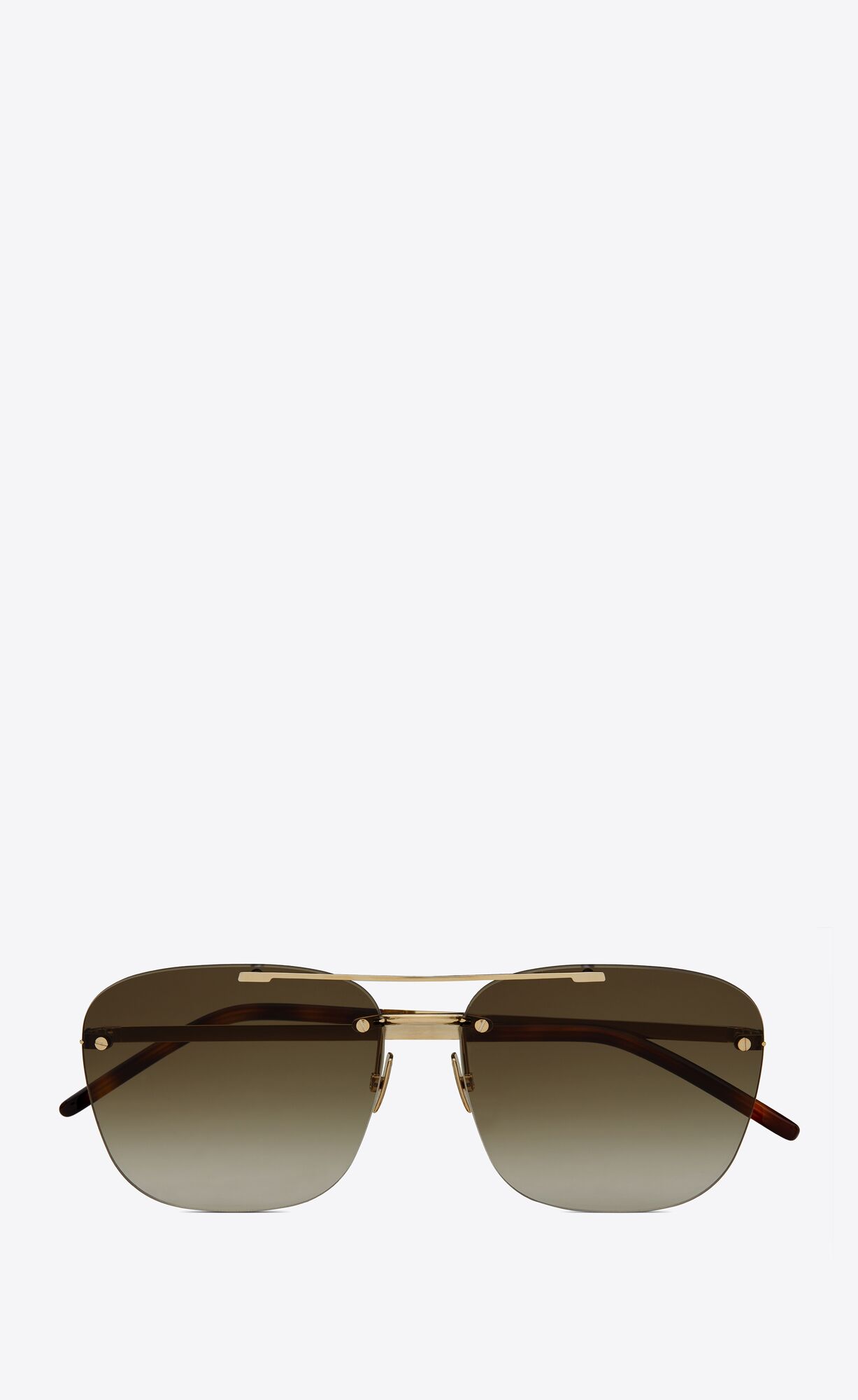 YSL Sl 309 Rimless Svetlo Zlate | 35728-SFJY