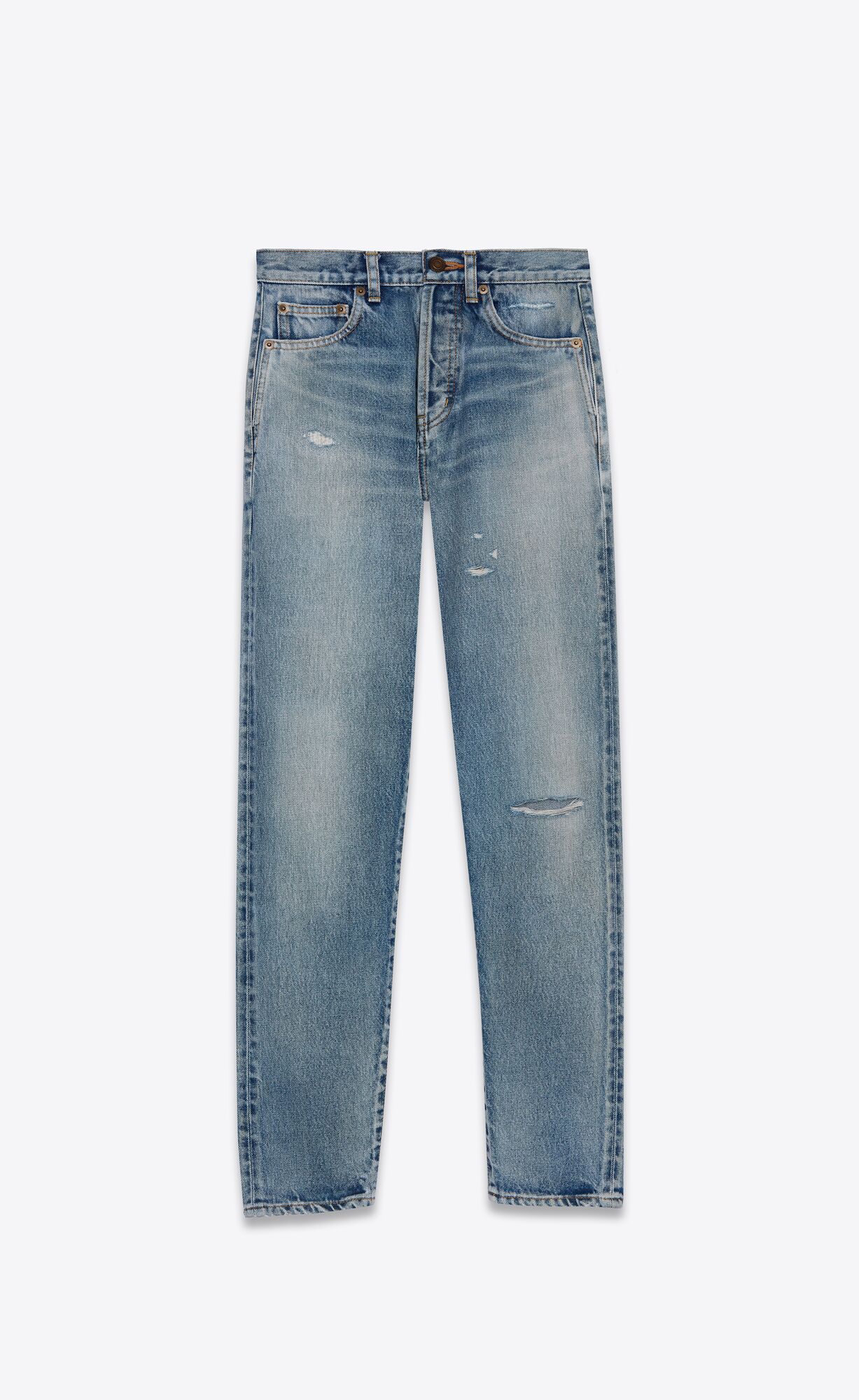 YSL Slim-fit Jeans Modre | 02483-LXJG