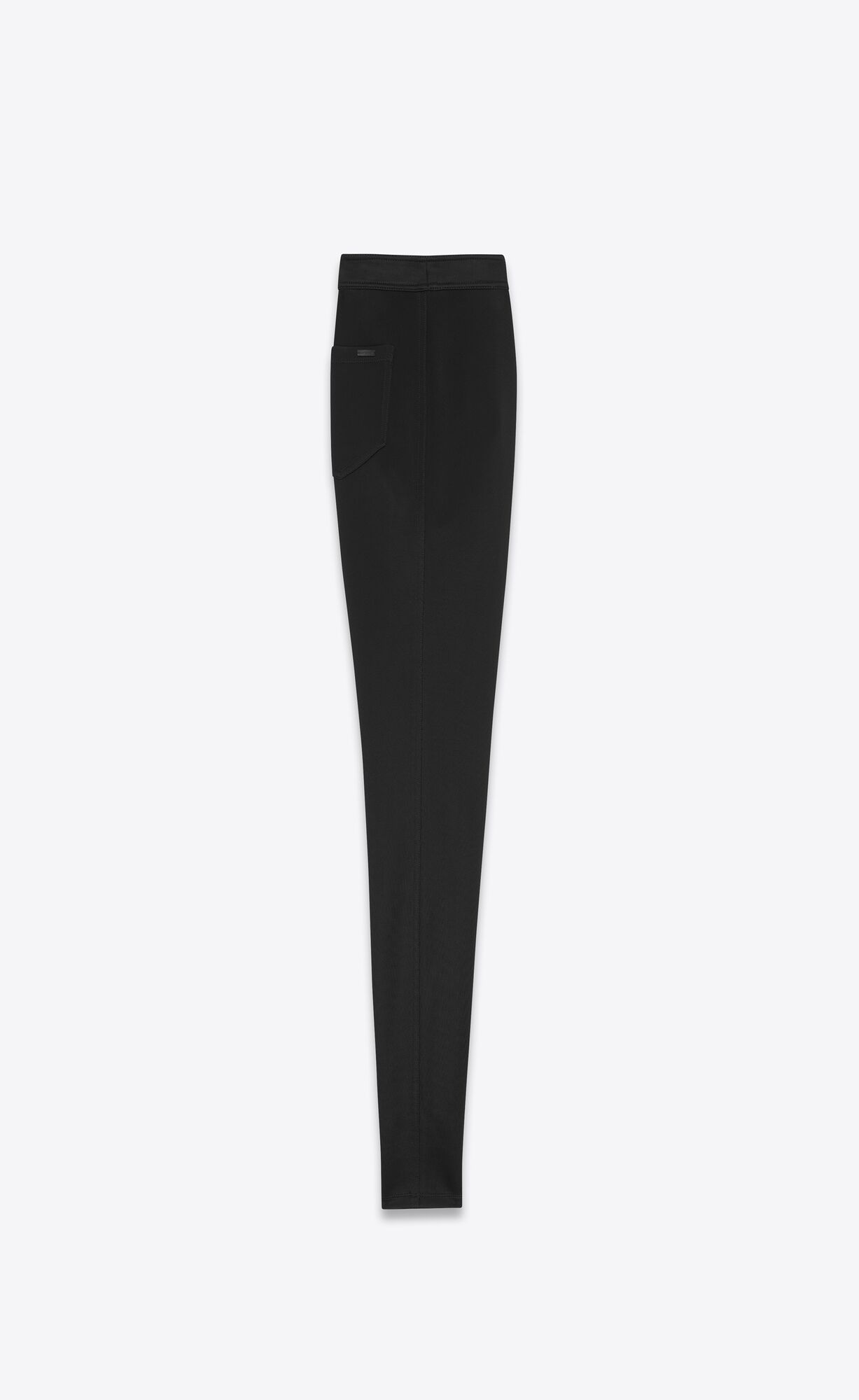 YSL Slim-fit Pants In Silky Jersey Čierne | 72408-QVAS