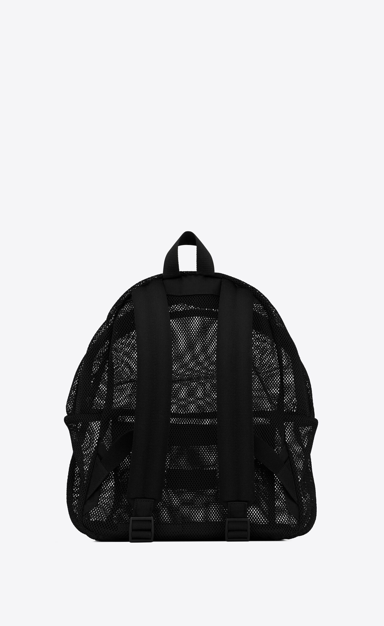 YSL Slp Backpack In Mesh And Nylon Čierne | 32491-HDWF