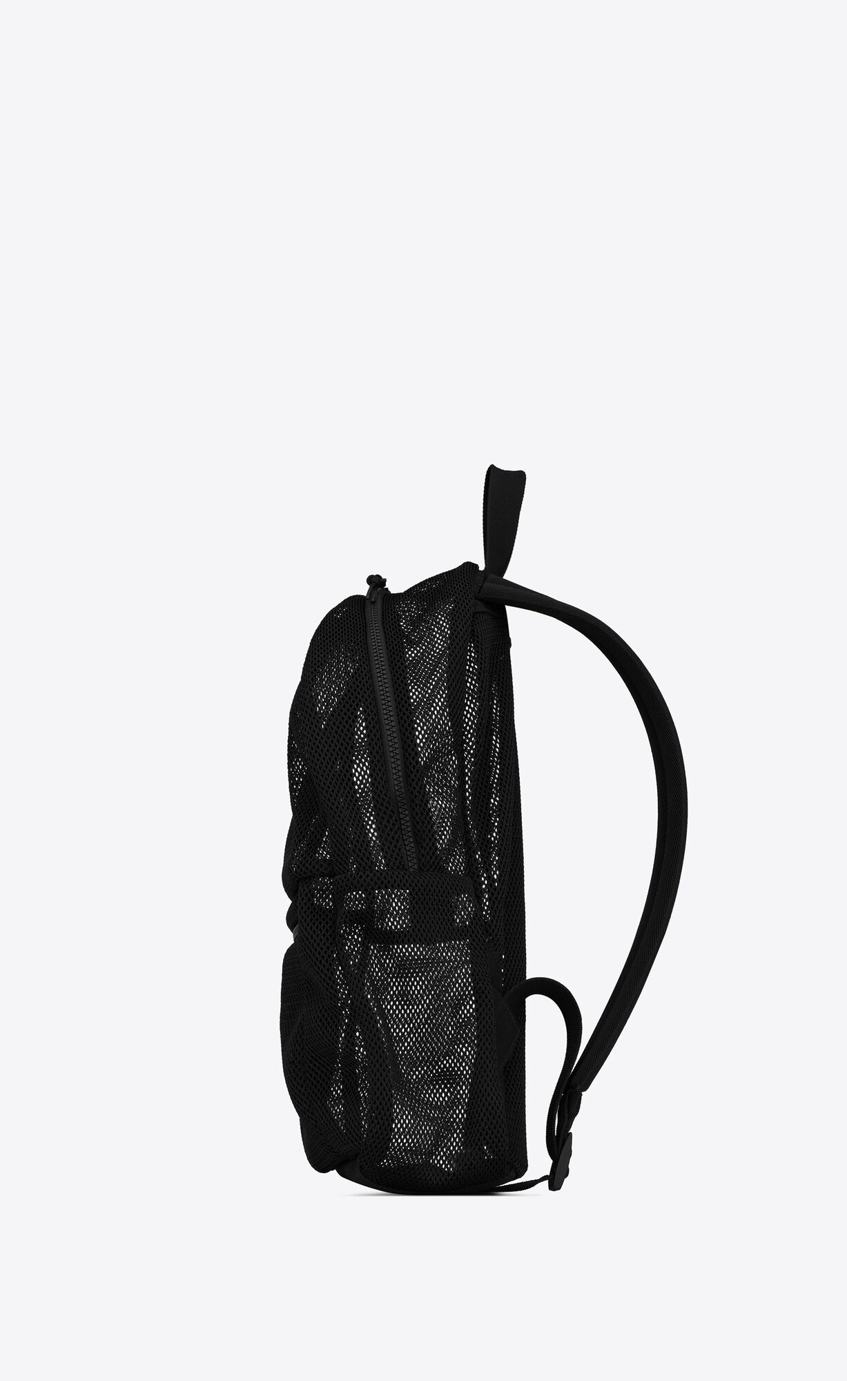 YSL Slp Backpack In Mesh And Nylon Čierne | 32491-HDWF