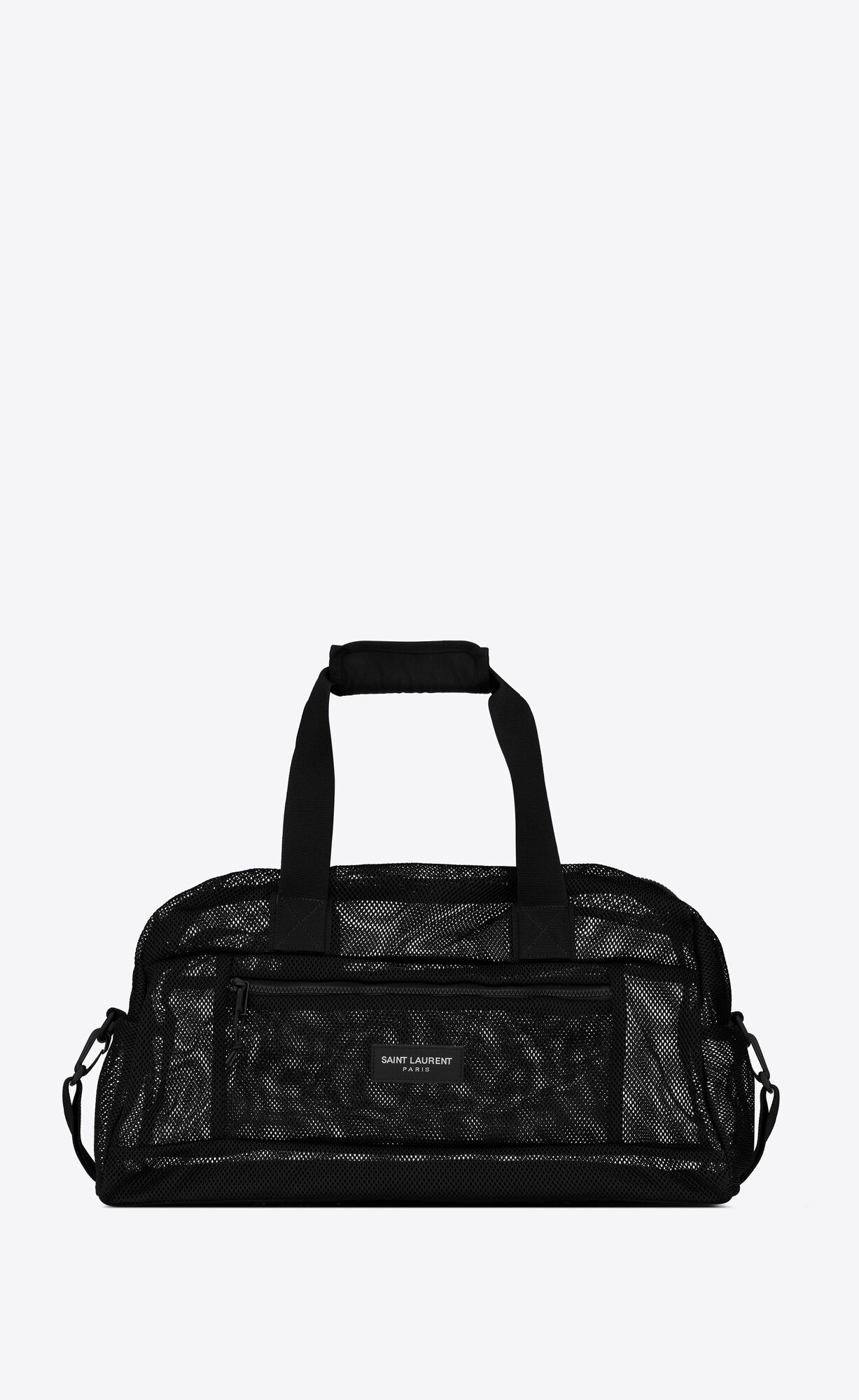 YSL Slp Duffle In Mesh And Nylon Čierne | 06871-YRUG