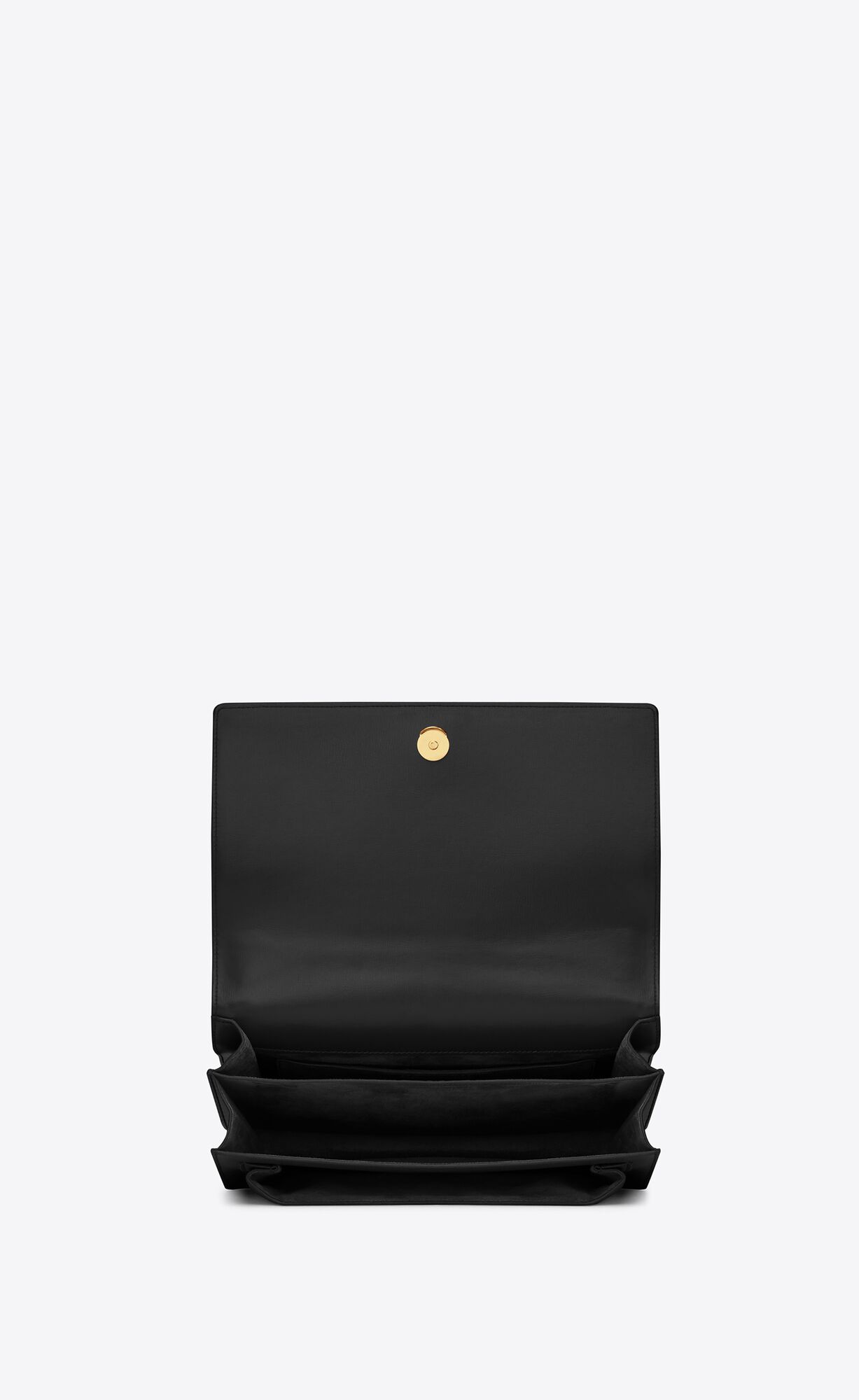 YSL Sunset Large Chain Bag In Smooth Kozene Noir | 92413-JUKH