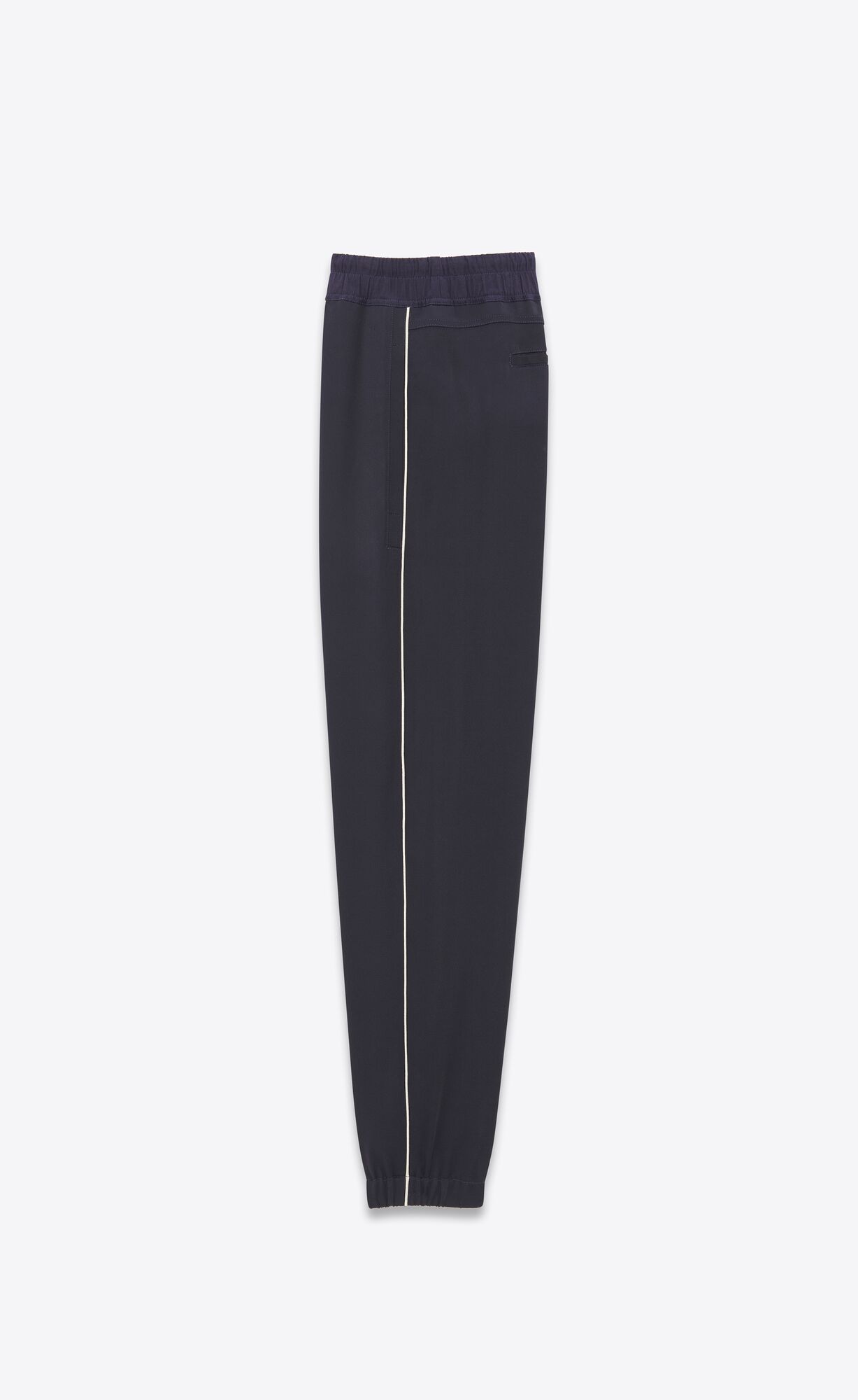 YSL Sweatpants In Crepe Satin Modre | 10763-ECSO