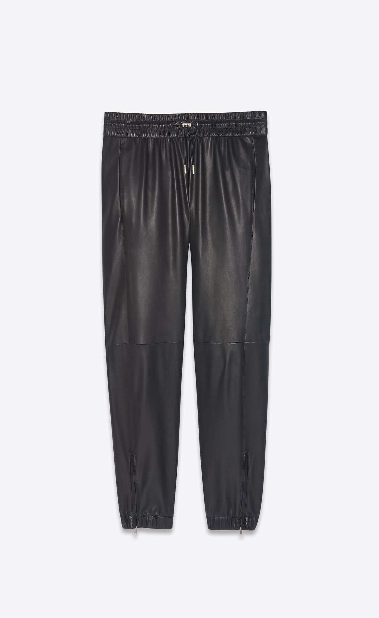 YSL Sweatpants In Lambskin Čierne | 40139-FMUE